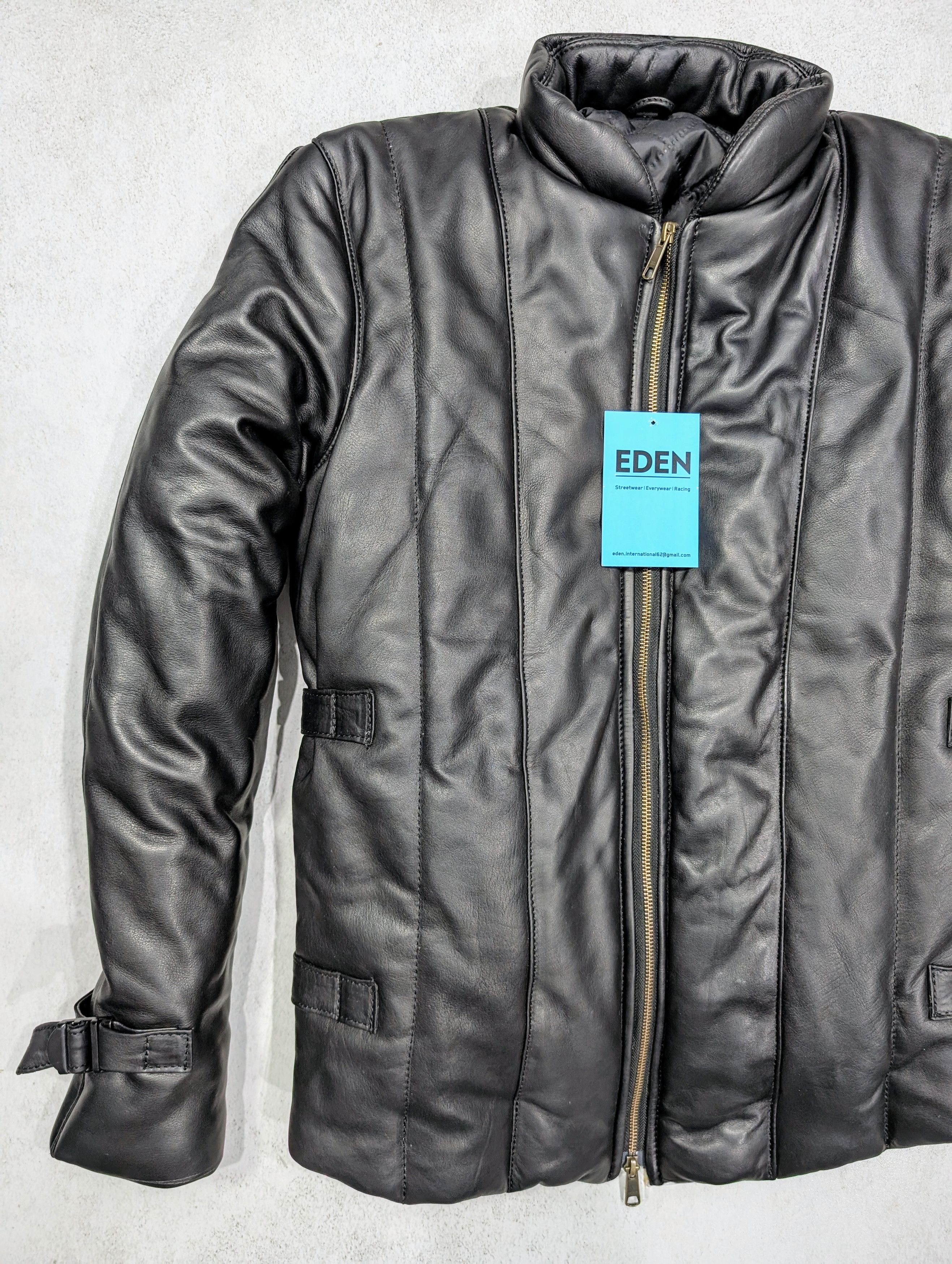 Genuine Leather 🔥 Versatile Black Quilted Leather Jacket - Dress Up or Down Size US M / EU 48-50 / 2 - 2 Thumbnail