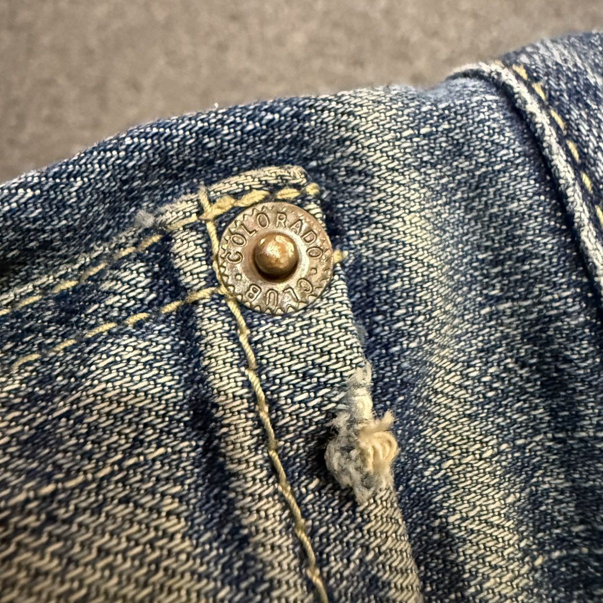 Seditionaries 🔥 Y2K Distressed J950 WideLeg Thrashed Denim Size US 32 / EU 48 - 16 Thumbnail