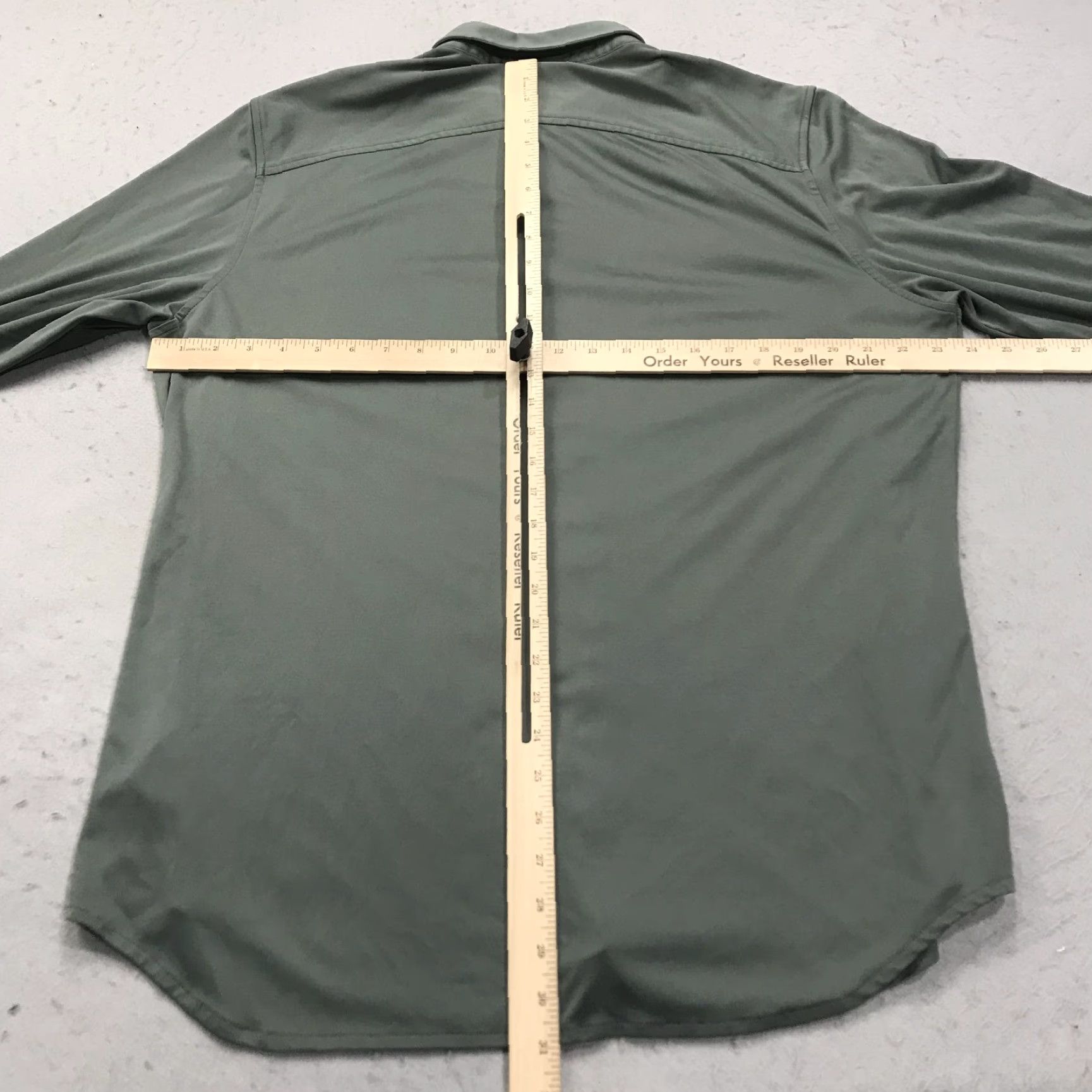 Vintage Ministry of Supply Shirt Mens XL Green Solid Preppy Button-Up Size US XL / EU 56 / 4 - 7 Thumbnail