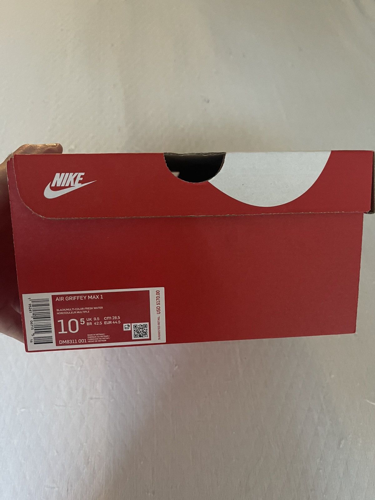 Nike DS AIR GRIFFY MAX 1 FRESHWATERS 10.5 W/OG BOX Size US 10.5 / EU 43-44 - 12 Thumbnail