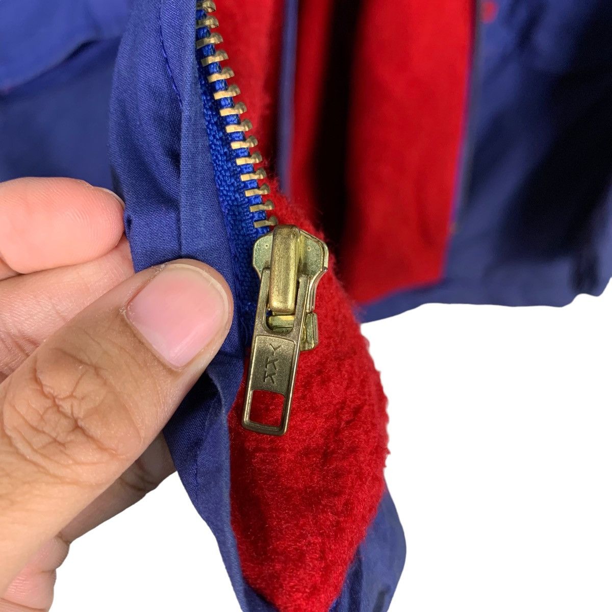 Polo Ralph Lauren POLO RALPH LAUREN Red Fleece Lined Blue Jacket #1124-C51 Size US XL / EU 56 / 4 - 14 Thumbnail