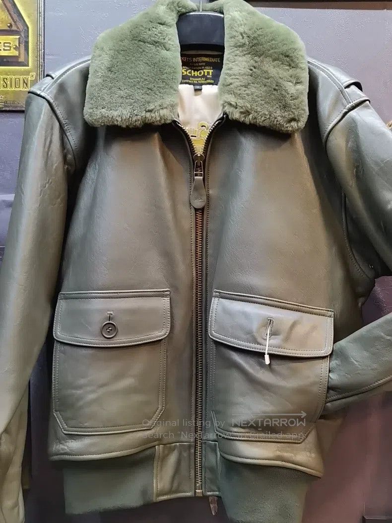 Schott Schott Gold feather wing G-1 bomber jacket Size US M / EU 48-50 / 2 - 1 Thumbnail