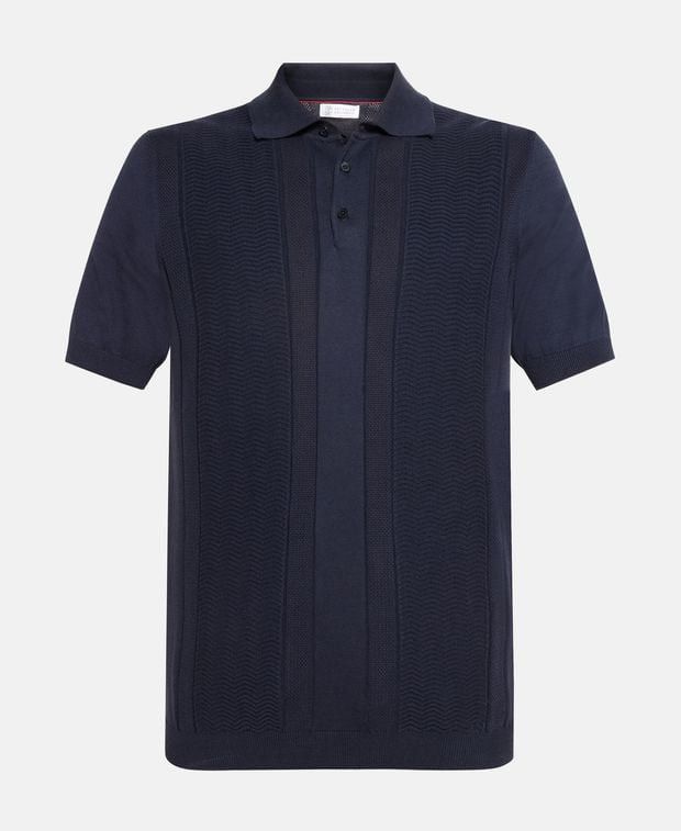 Brunello Cucinelli Knitted polo shirt Size US S / EU 44-46 / 1 - 1 Thumbnail