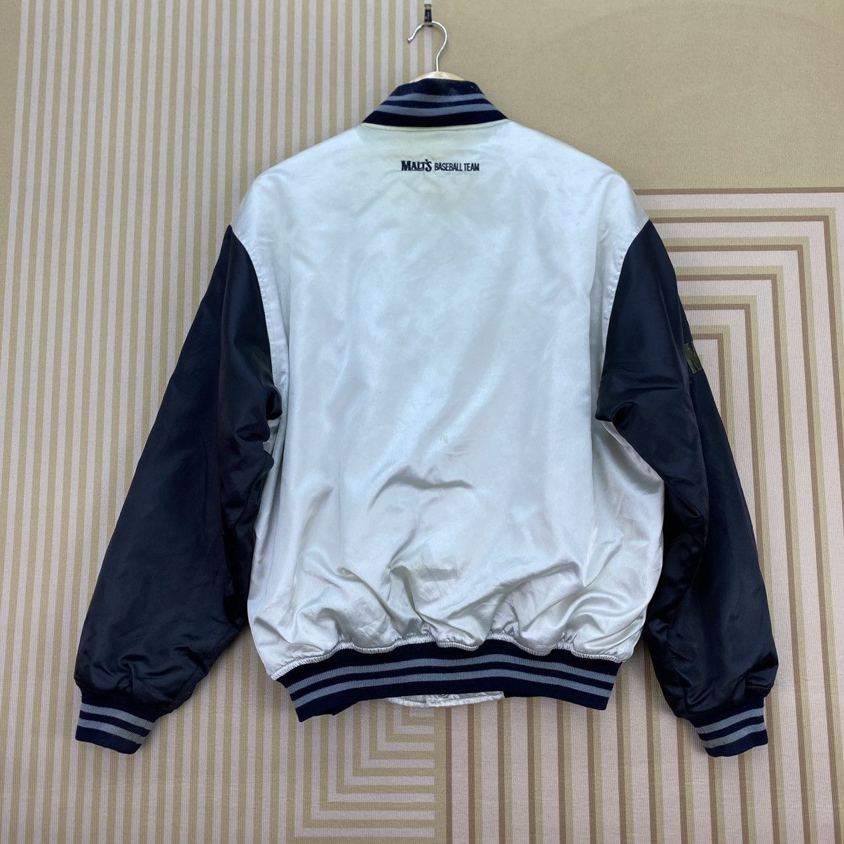 Japanese Brand 🫶 vintage Suntory Malts Japanese branded baseball Jacket Size US M / EU 48-50 / 2 - 2 Thumbnail