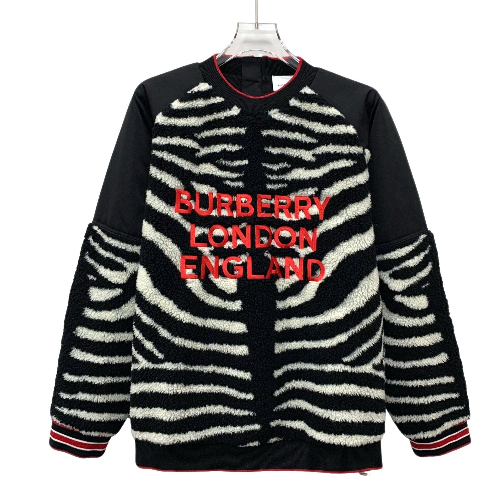 Burberry Burberry Zebra Pattern Fleece Sweatshirt 14Y Size US XS / EU 42 / 0 - 1 Thumbnail