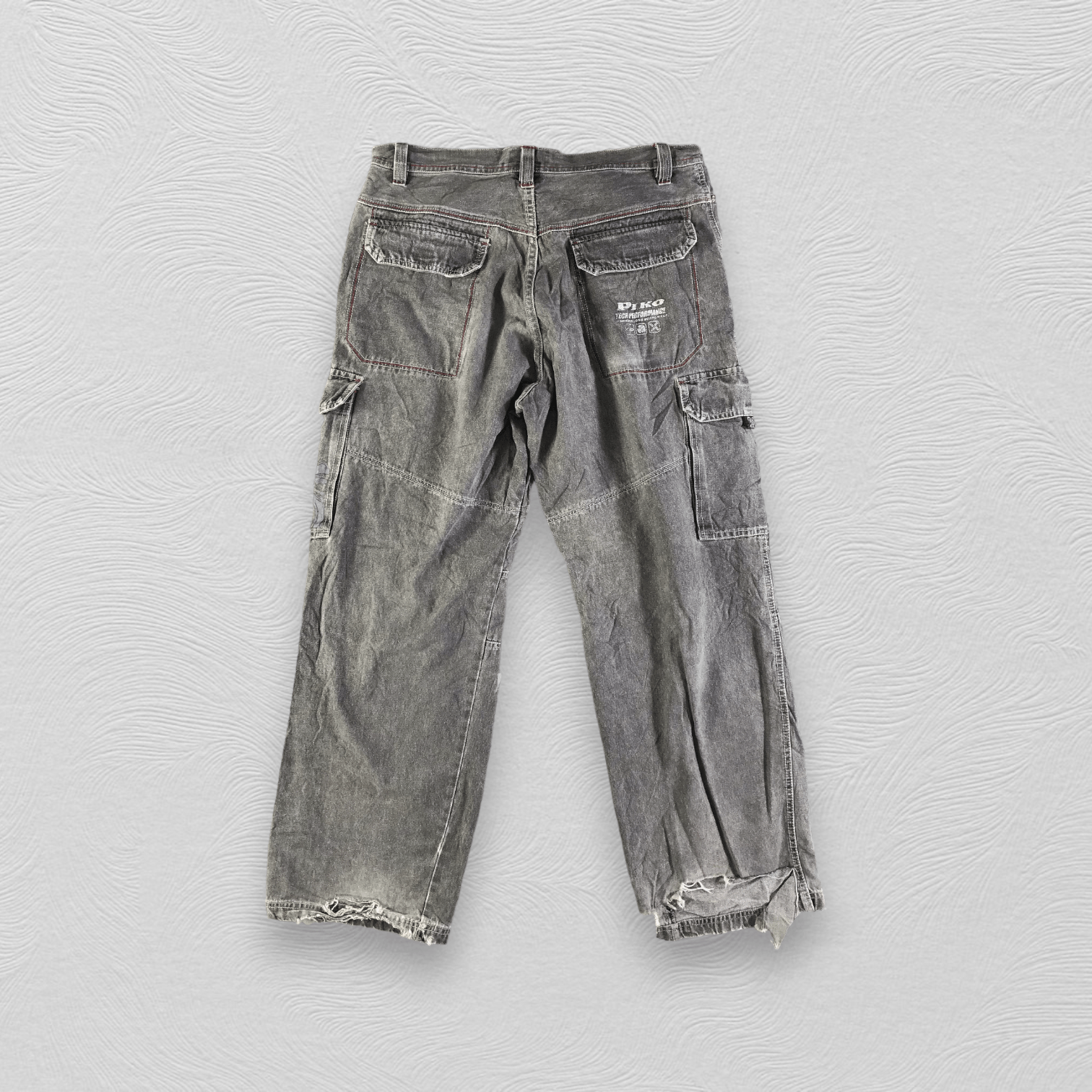 Vintage Vintage Piko Baggy Jeans Cargo Denim KJ3092 Size US 34 / EU 50 - 2 Thumbnail