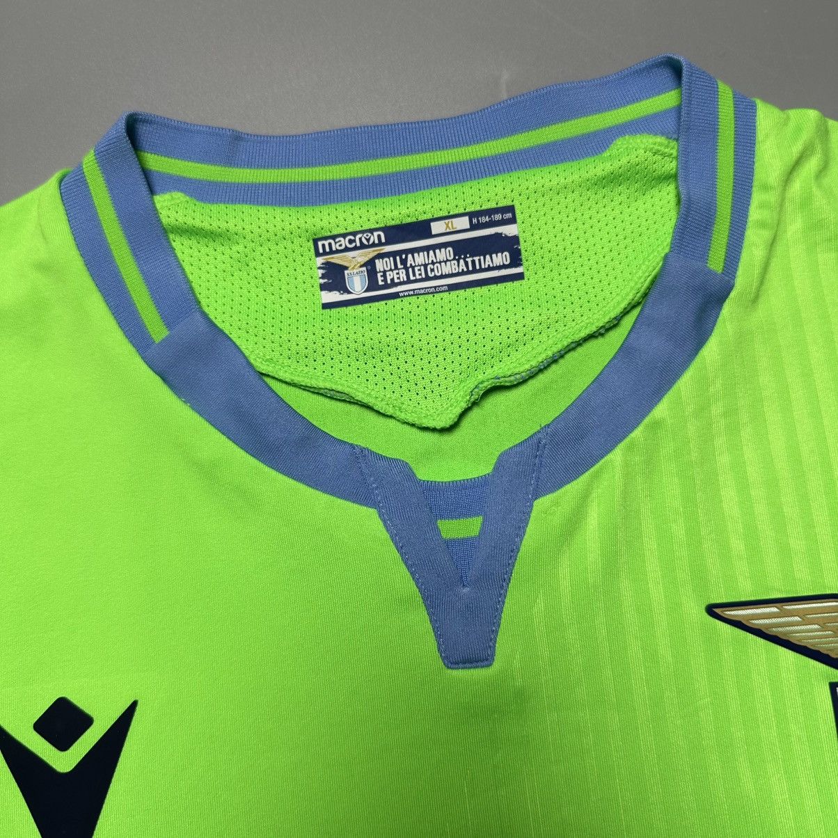 Macron LAZIO MACRON 2020/2021 FOOTBALL AWAY JERSEY #17 IMMOBILE Size US XL / EU 56 / 4 - 8 Thumbnail