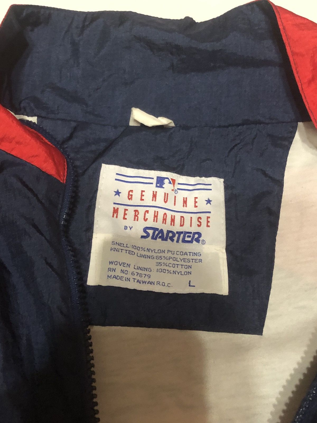 Starter Vintage Light Jacket Starter MLB Cleveland Indians Size US L / EU 52-54 / 3 - 3 Thumbnail