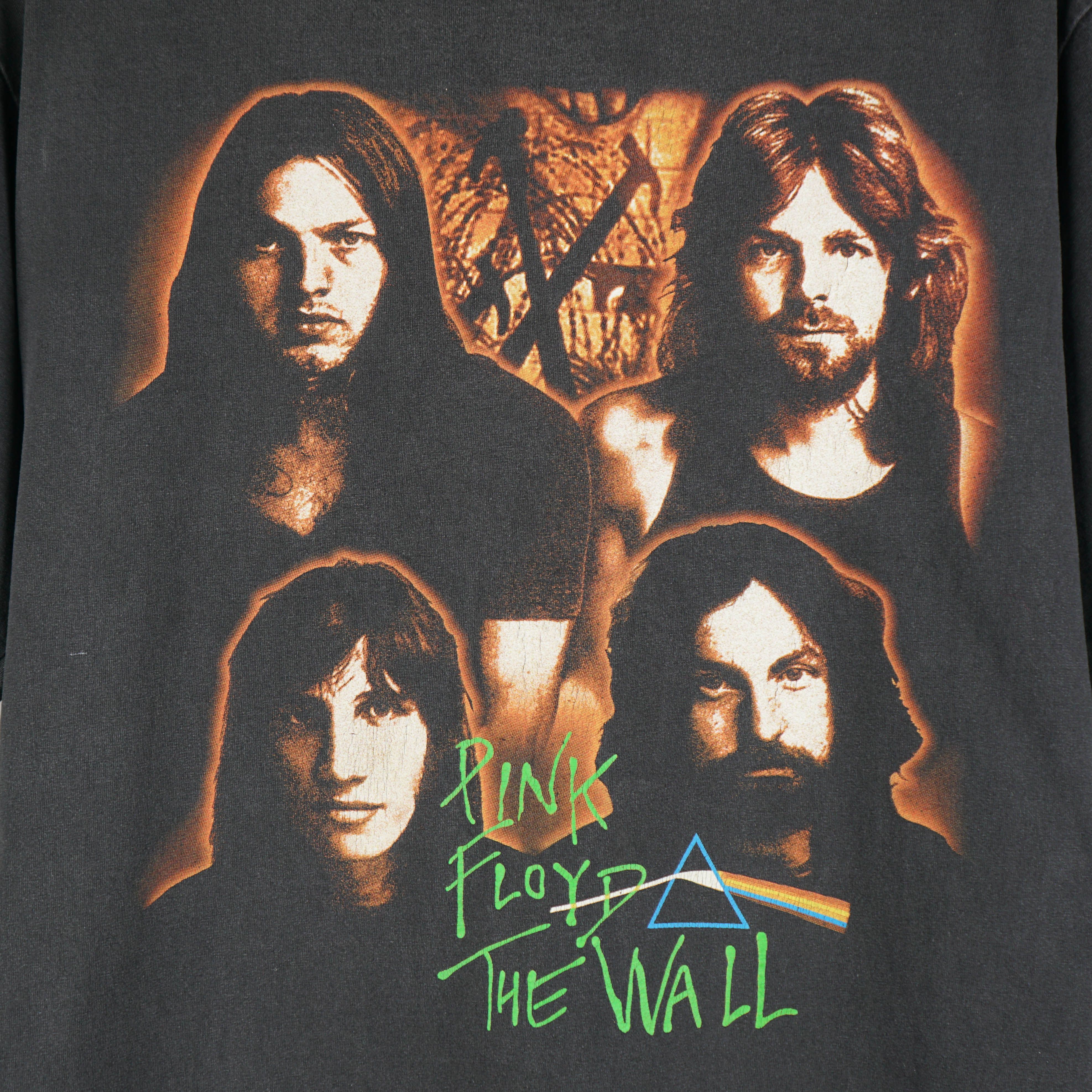 Band Tees × Vintage vintage 1990s Pink Floyd T-Shirt The Wall Size US XL / EU 56 / 4 - 2 Thumbnail