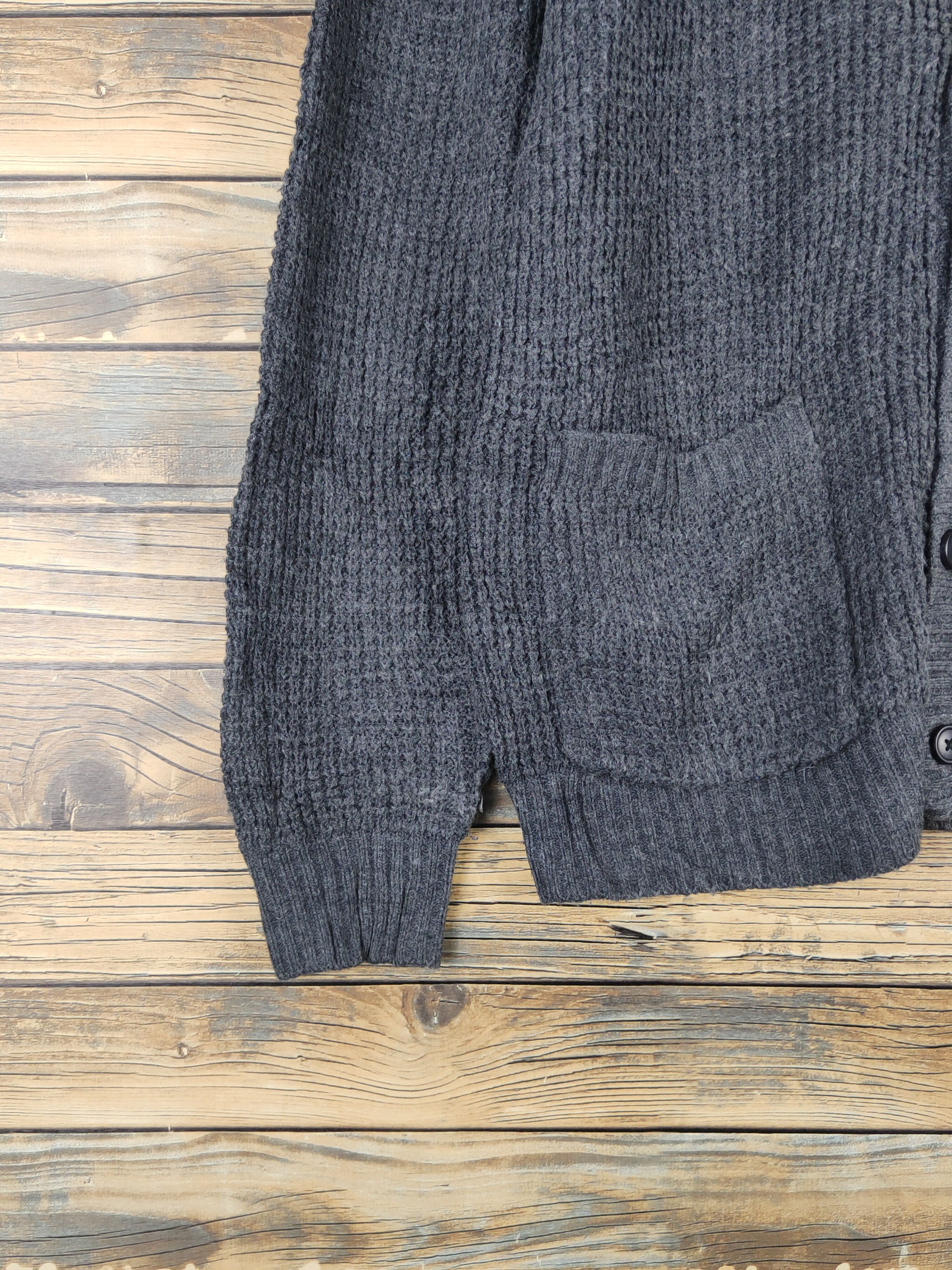 GU GU Dark Gray Knitwear Cardigan #W1355 Size US M / EU 48-50 / 2 - 4 Thumbnail