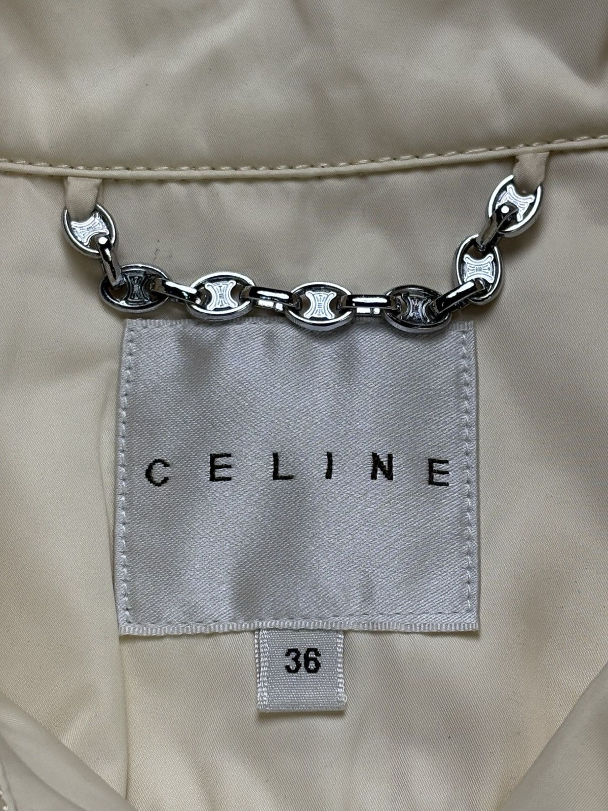 Celine Double Breasted Trench Coat Size XS / US 0-2 / IT 36-38 - 7 Thumbnail