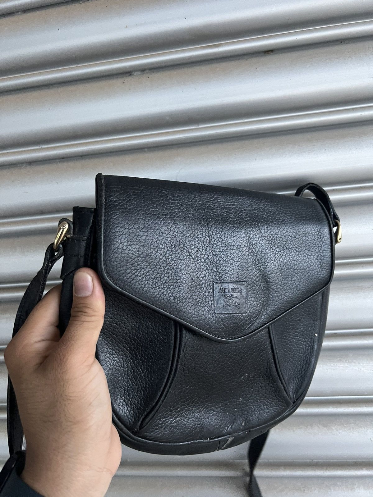 Burberry BURBERRY INSIDE NOVA CHECK SHOUDLER BAG LEATHER BLACK Size ONE SIZE - 4 Thumbnail