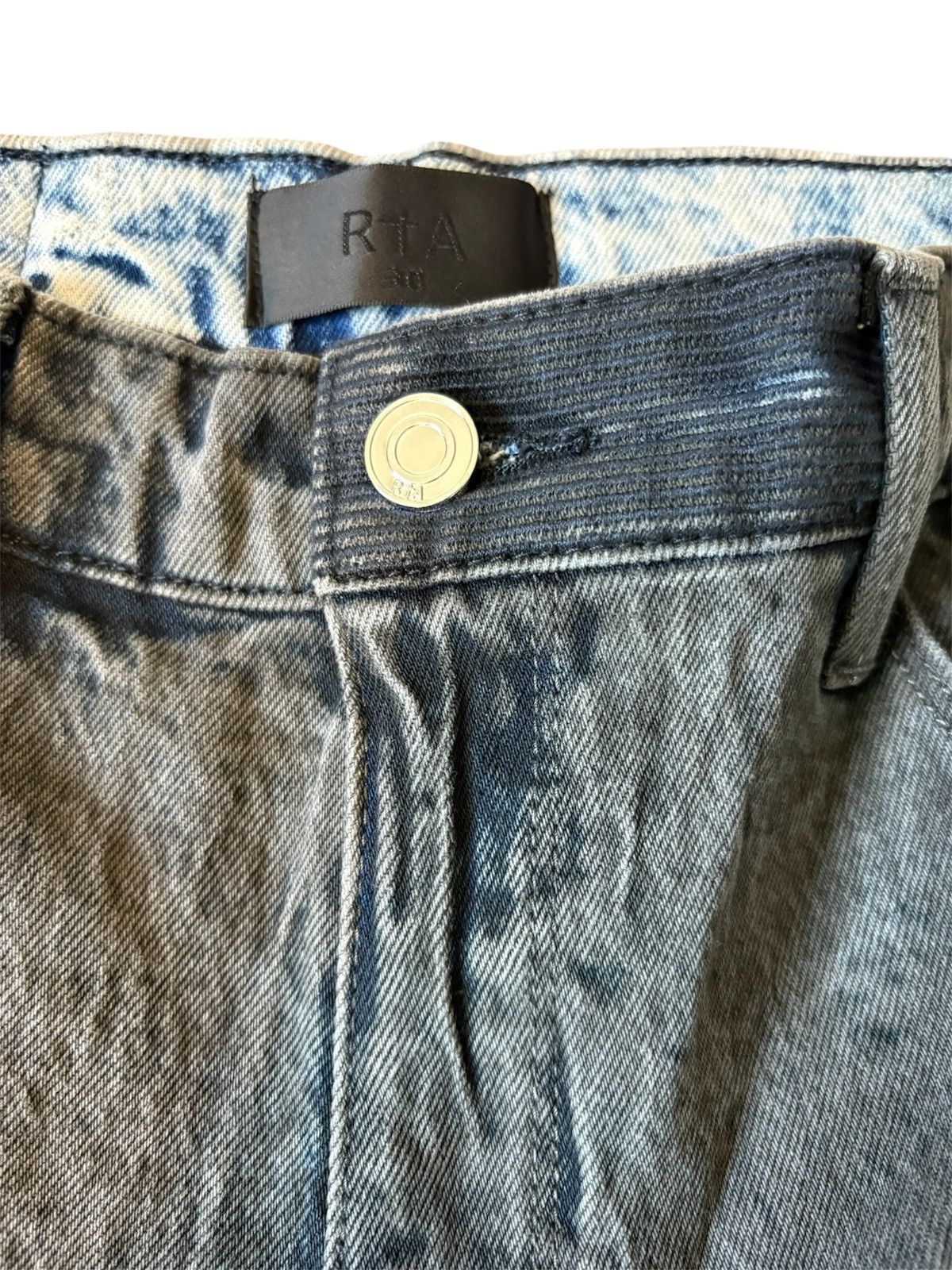 Rta Blue wax coated rta jeans Size US 30 / EU 46 - 3 Thumbnail