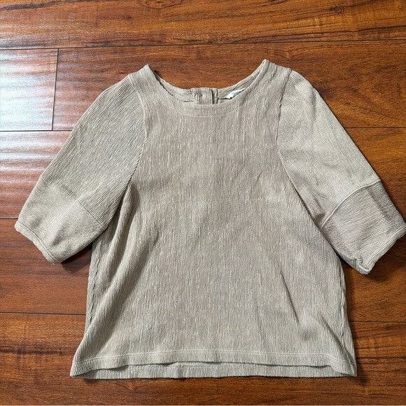 Madewell Madewell Ottoman Jacquard Button-Back Top Sz XS Size XS / US 0-2 / IT 36-38 - 5 Thumbnail