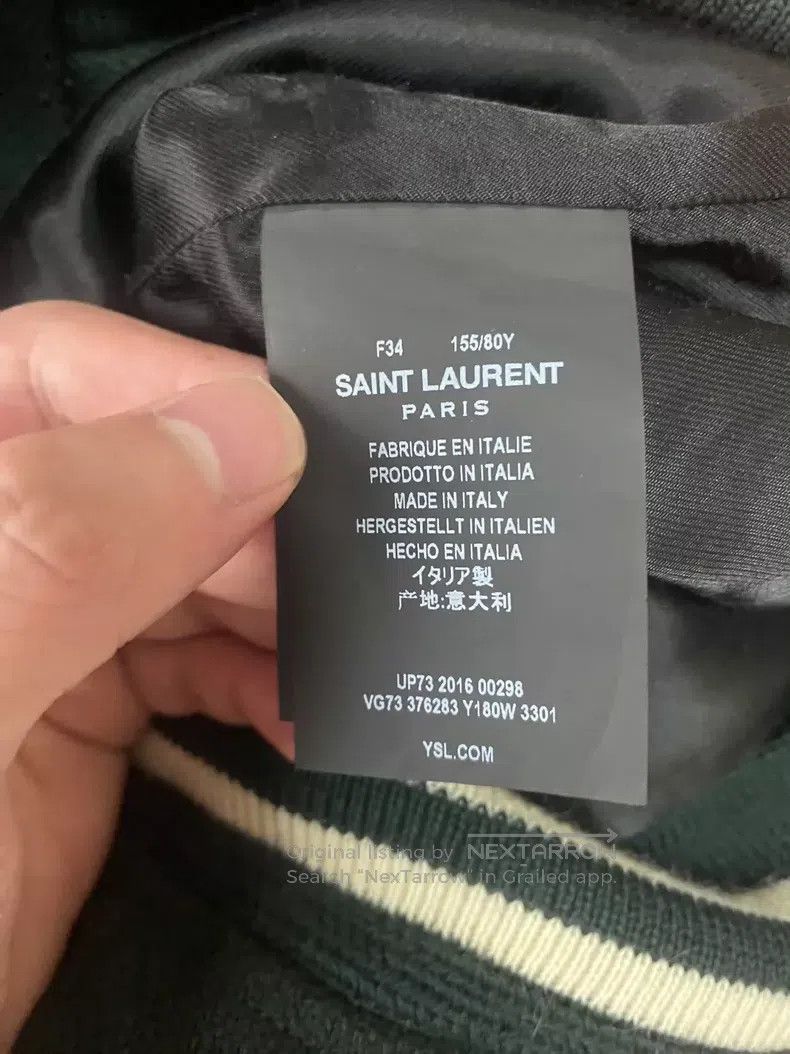 Saint Laurent Paris Saint Laurent Paris size 34 Teal and Black Color Blocked B Size XS / US 0-2 / IT 36-38 - 3 Thumbnail
