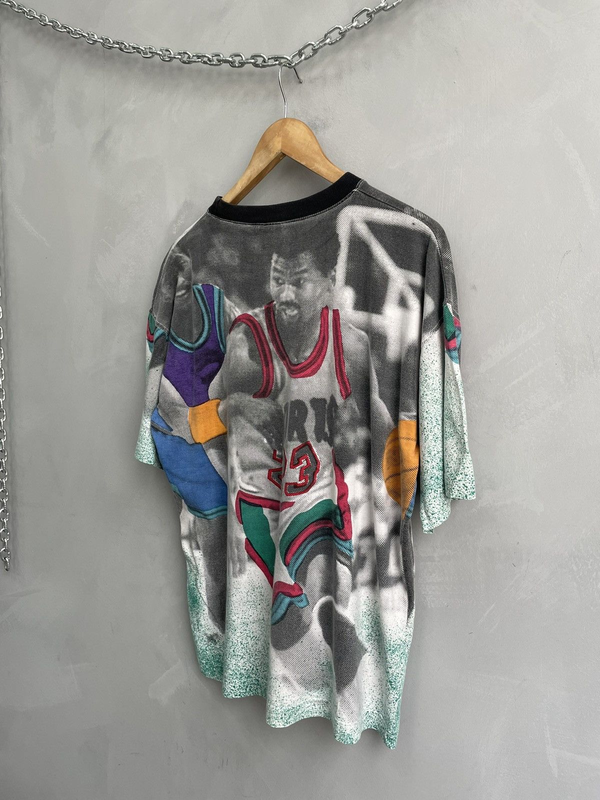 Nike Overprint rare Jordan 23 90s retro tee chicago bulls Size US M / EU 48-50 / 2 - 8 Thumbnail