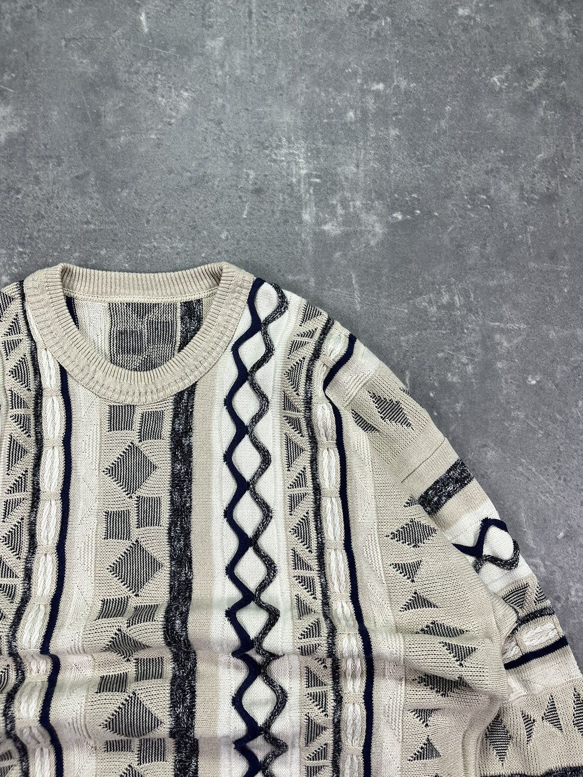 Coogi Vintage Jac 3D Cable Knit Sweater Coogi Style 90’s Size US L / EU 52-54 / 3 - 5 Thumbnail