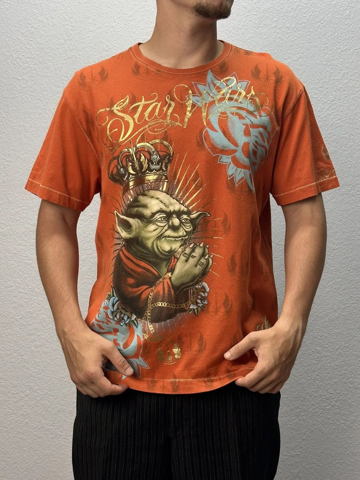 Christian Audigier Vintage Full Print T-shirt Christian Audigier Ed Hardy USA Size US M / EU 48-50 / 2 - 2 Thumbnail