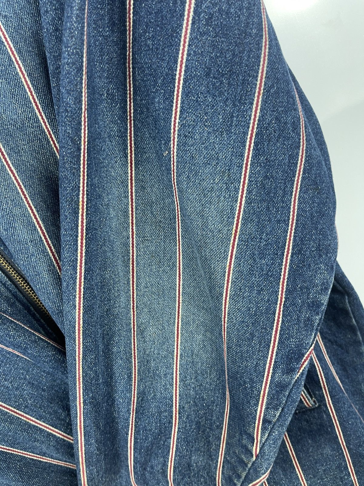 Union LA × Vintage Vintage 76 Lubricants Selvedge Zipper Denim Jacket Size US M / EU 48-50 / 2 - 9 Thumbnail