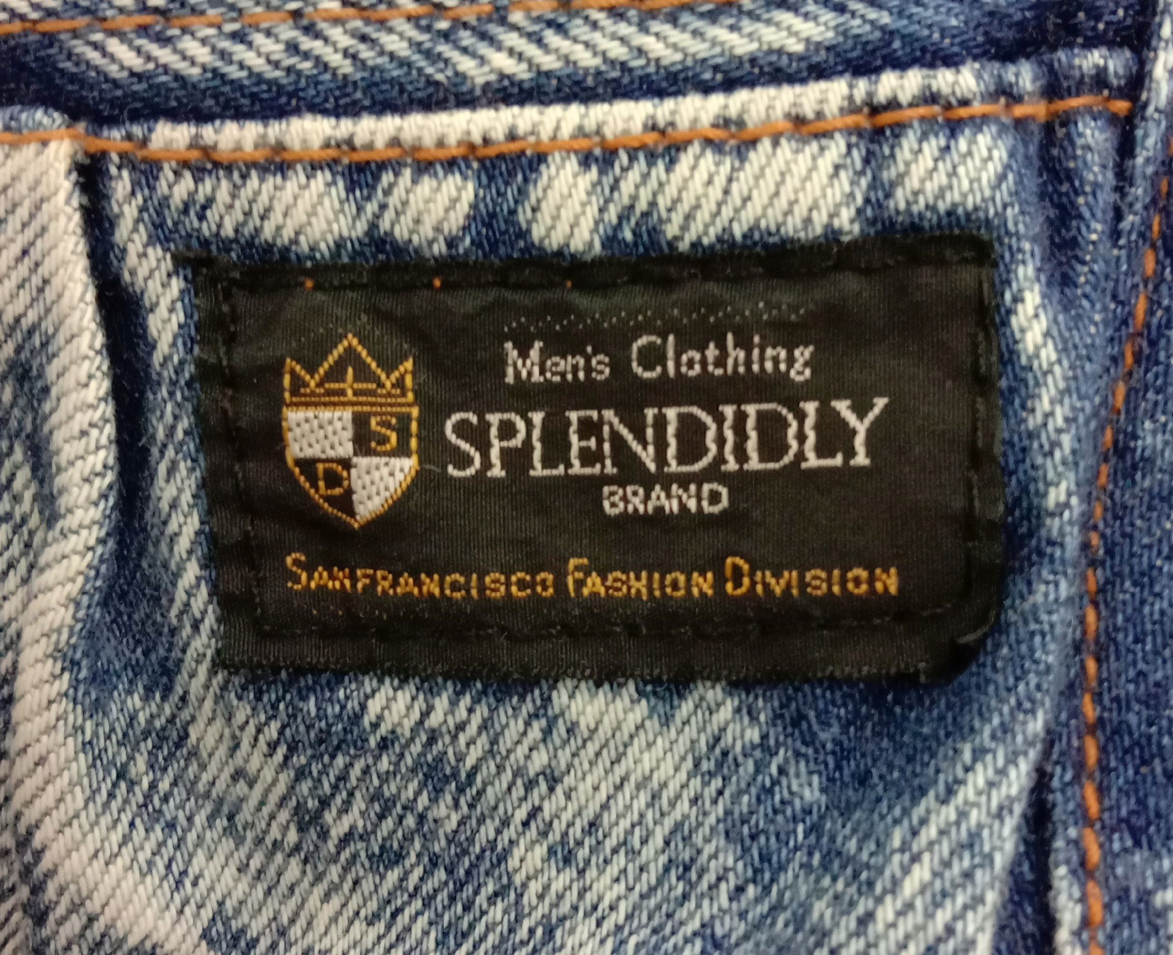 Vintage Vintage Splendidly Acid Wash Denim Jacket Size US L / EU 52-54 / 3 - 10 Thumbnail