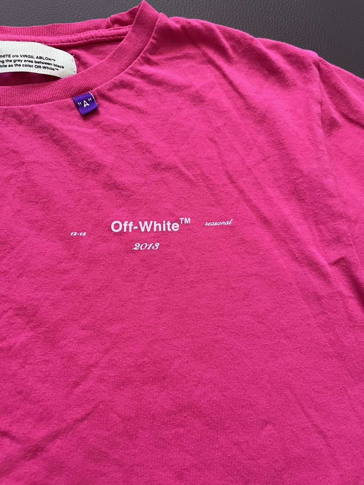 Off-White × Virgil Abloh Off-White Main Label Virgil Abloh 2013 T Shirt Men's XL Size US XL / EU 56 / 4 - 3 Thumbnail