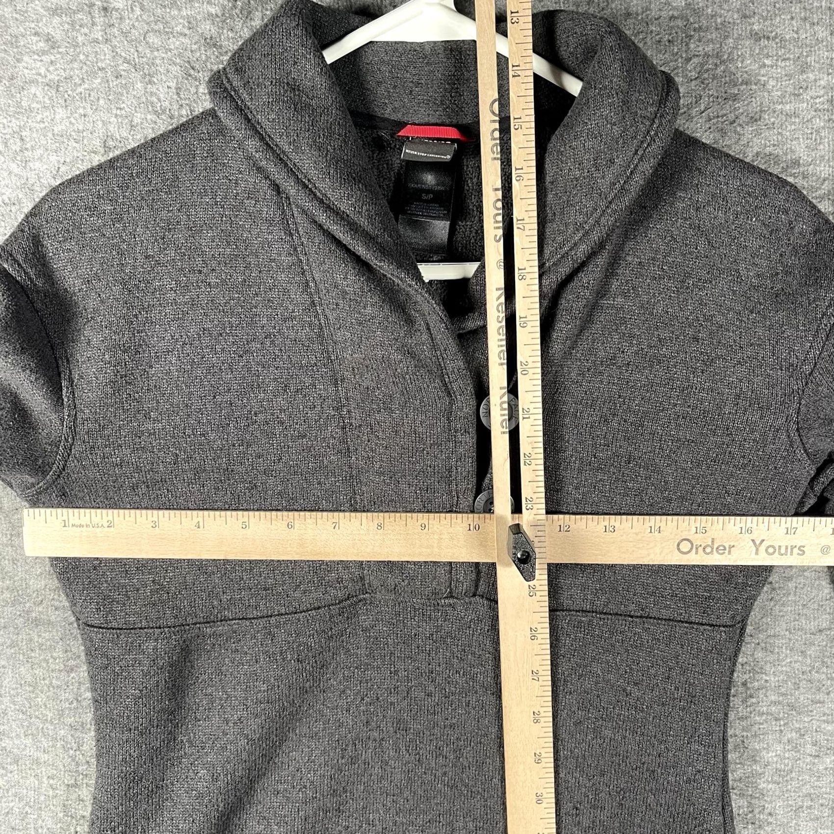 The North Face The North Face Sweater Womens Small Gray Shawl Collar Button Pullover ATVM Size S / US 4 / IT 40 - 7 Thumbnail