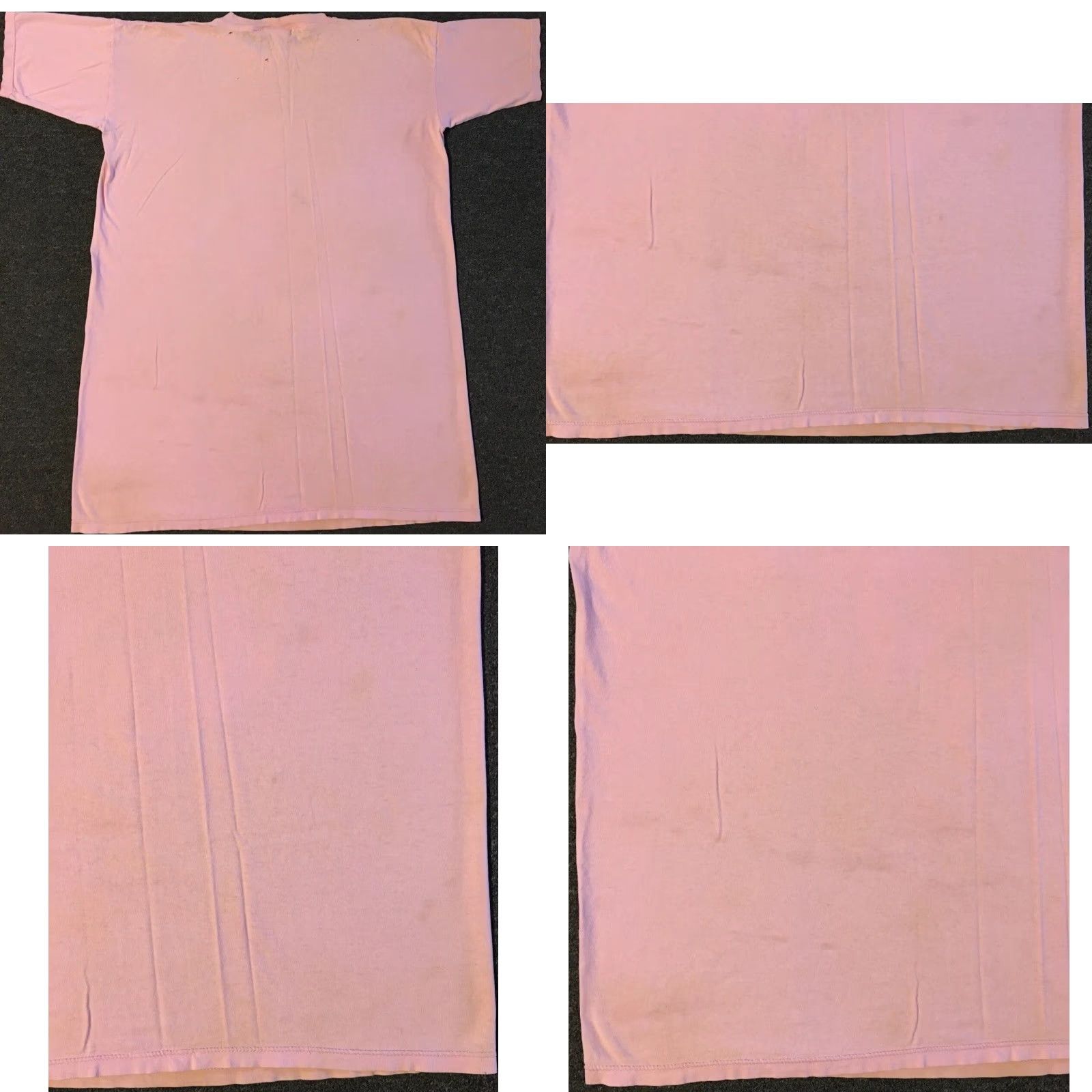 Peanuts VINTAGE Snoopy 90s Faded Distressed Big Face Sleeping Shirt Peanuts Cartoon Funny TV Shirt Unisex Adults Pink One Size Short Sleeve Char​​lie Brown Size US M / EU 48-50 / 2 - 9 Thumbnail