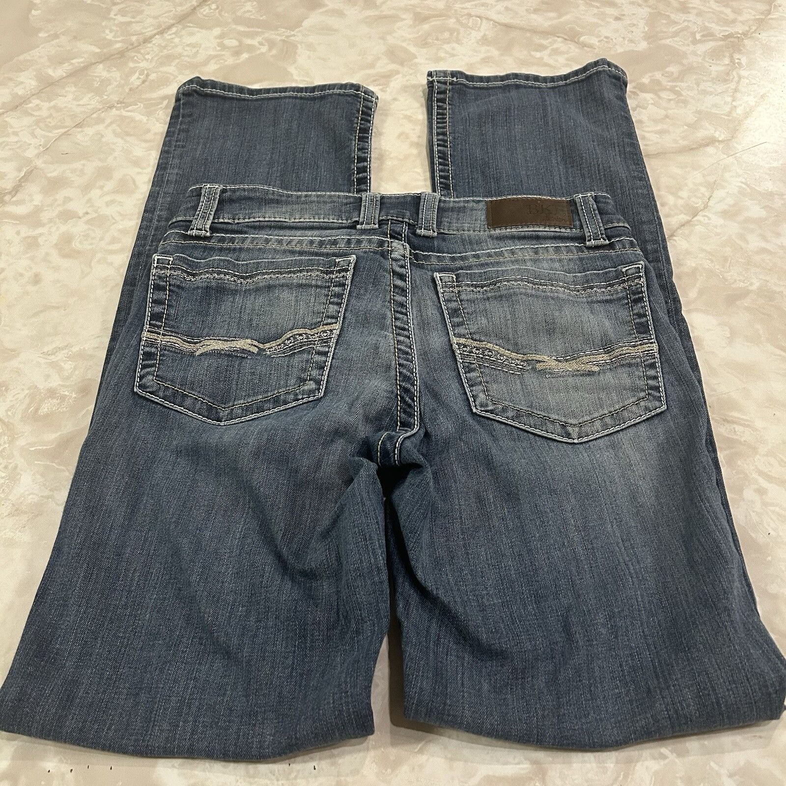 Vintage BKE Jeans Womens 28 L Blue Scarlett Slim Boot Stretch Low Ri Size 28" / US 6 / IT 42 - 1 Thumbnail