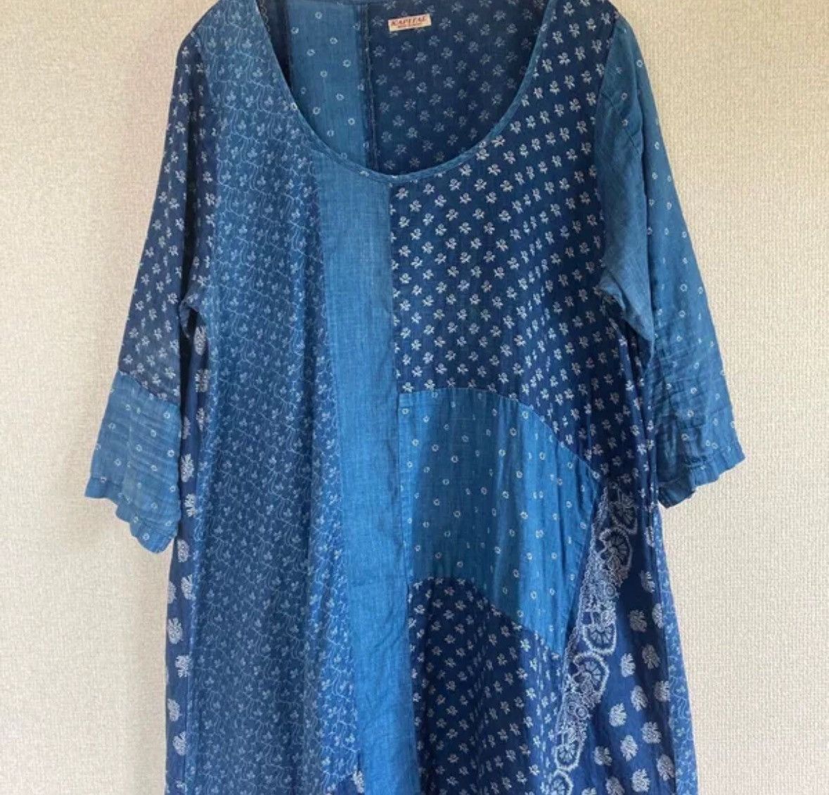 Kapital KAPITAL floral linen patchwork dress2412-Nextarrow Size S / US 4 / IT 40 - 3 Thumbnail