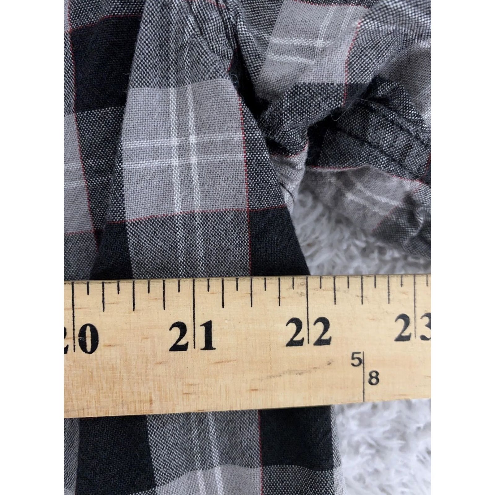 Carhartt Carhartt Plaid Button-Down Shirt Mens Large Gray Short Sleeve Workwear Size US L / EU 52-54 / 3 - 5 Thumbnail
