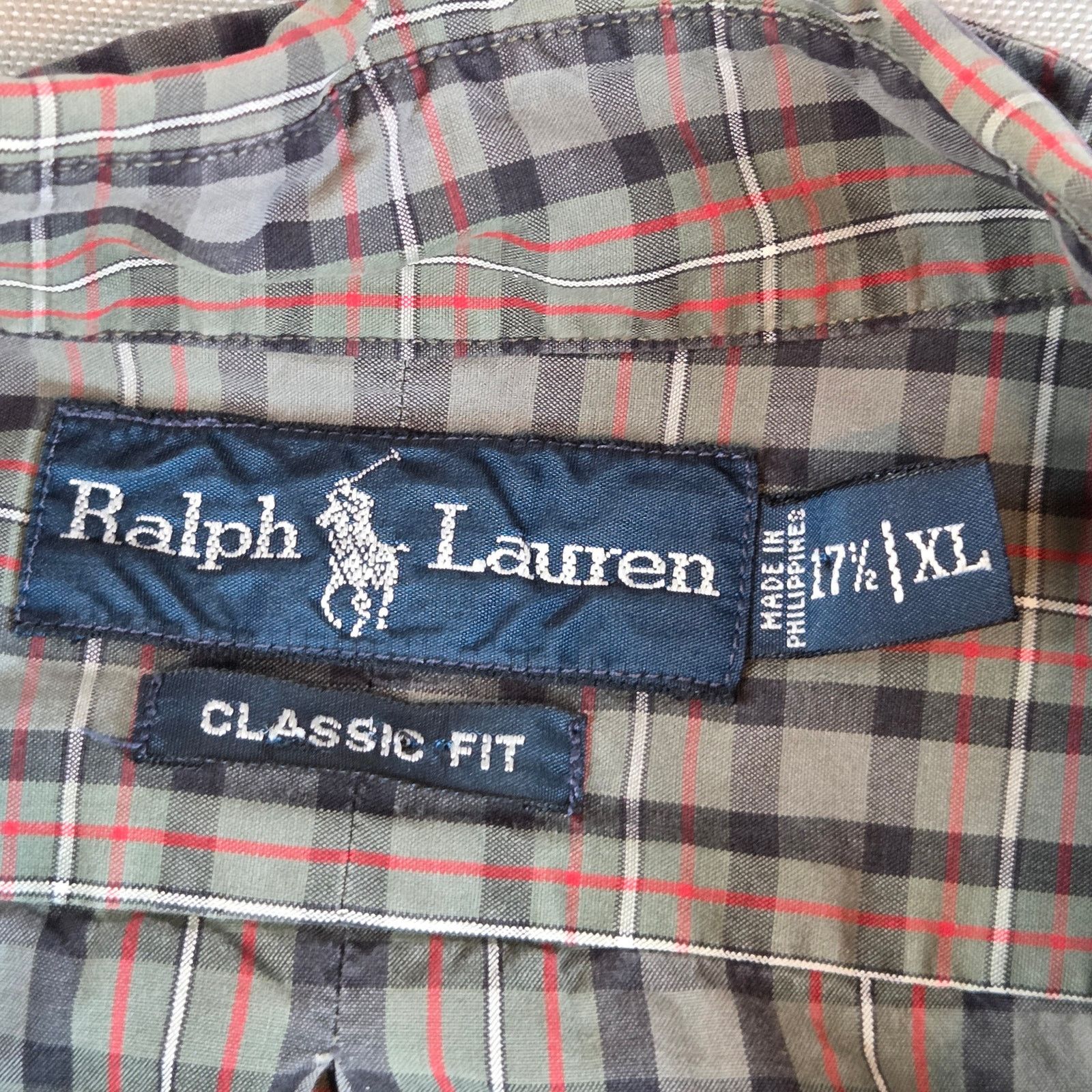 Ralph Lauren Ralph Lauren Plaid Classic Fit Button Down XL Size US XL / EU 56 / 4 - 3 Thumbnail