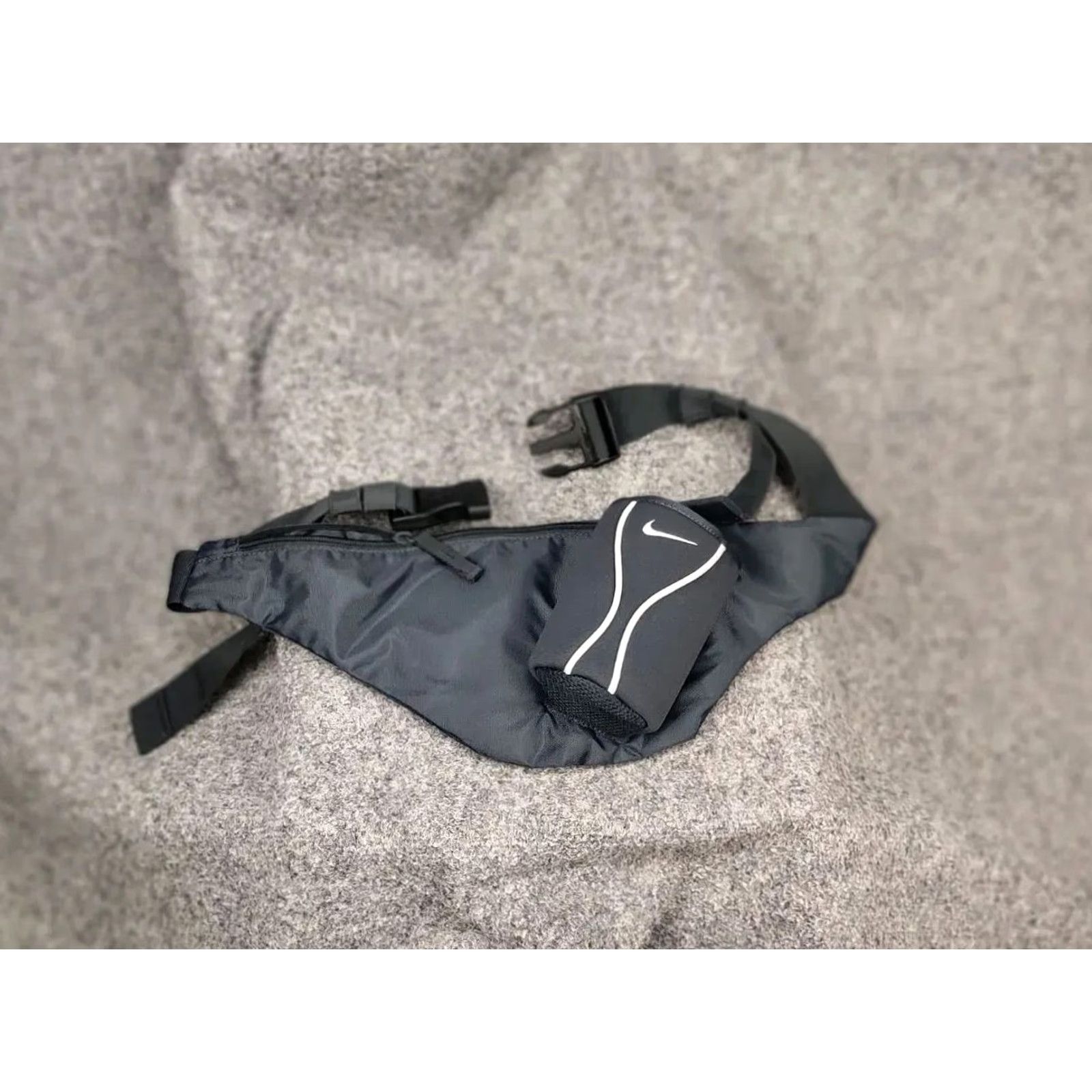 Nike VINTAGE Nike Water Bottle Holder Waist Gray bag hiking Size ONE SIZE - 4 Thumbnail