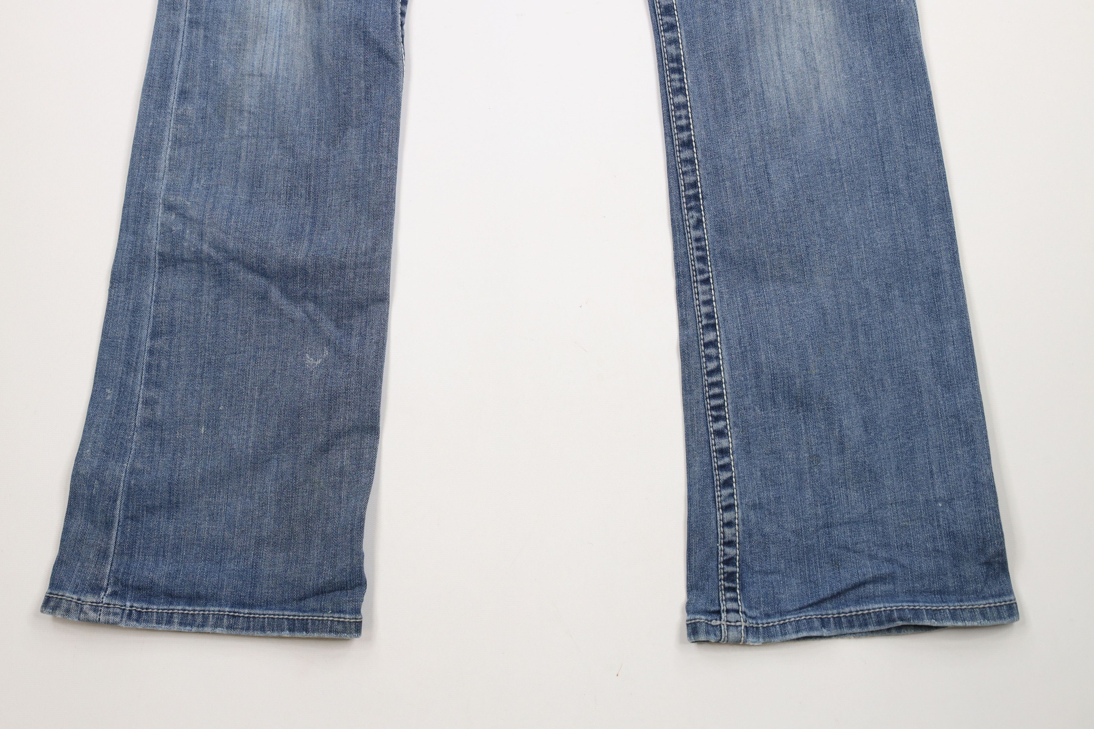 Vintage Buckle BKE Sabrina Stretch Flared Bootcut Denim Jeans Blue Size 31" - 4 Thumbnail