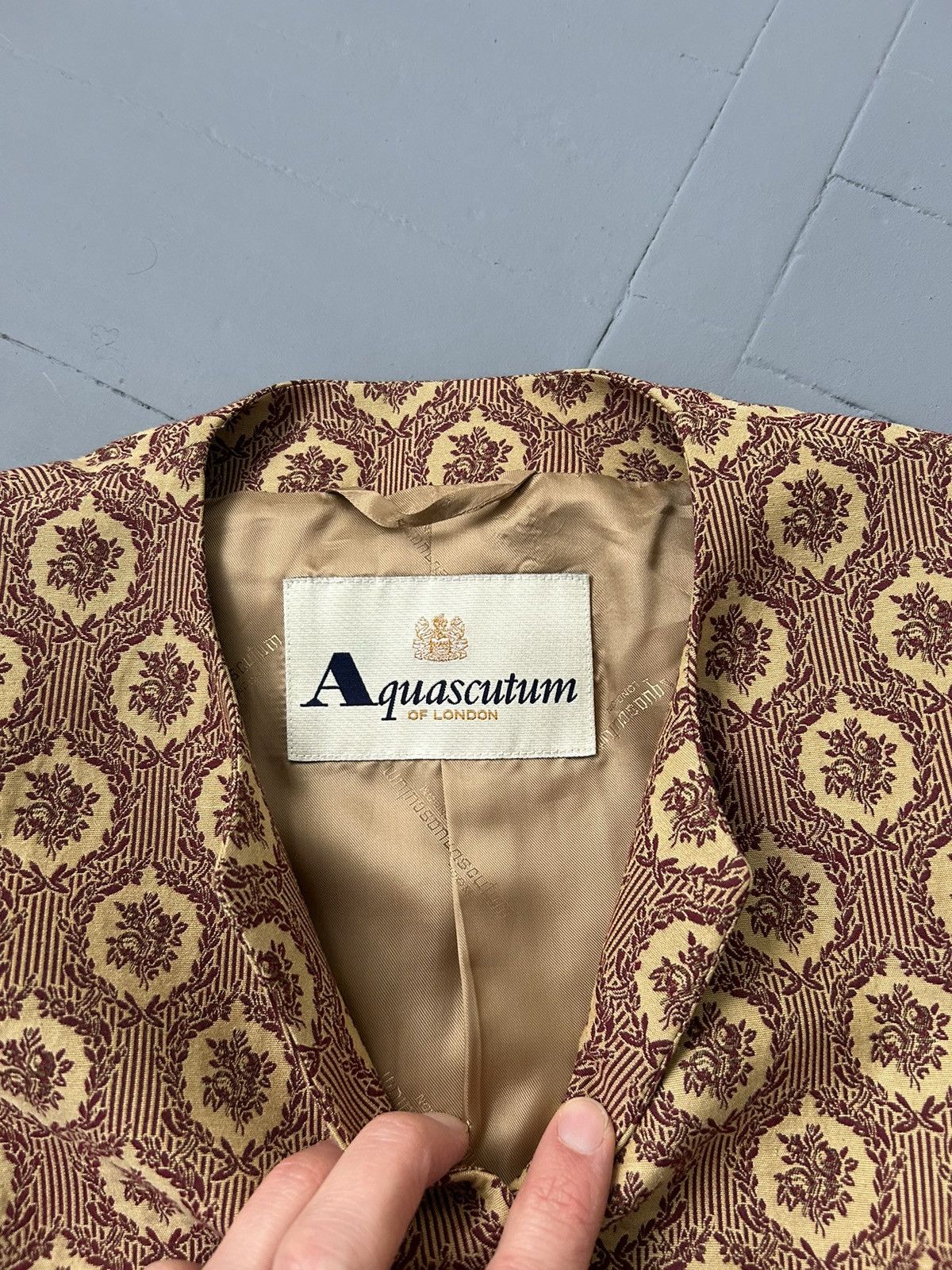 Aquascutum × Vintage Aquascutum vintage viscose blazer/jacket Size M / US 6-8 / IT 42-44 - 5 Thumbnail