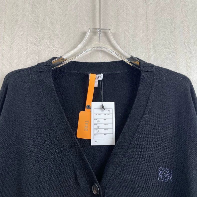 Loewe black wool cardigan by Loewe Size US M / EU 48-50 / 2 - 6 Thumbnail