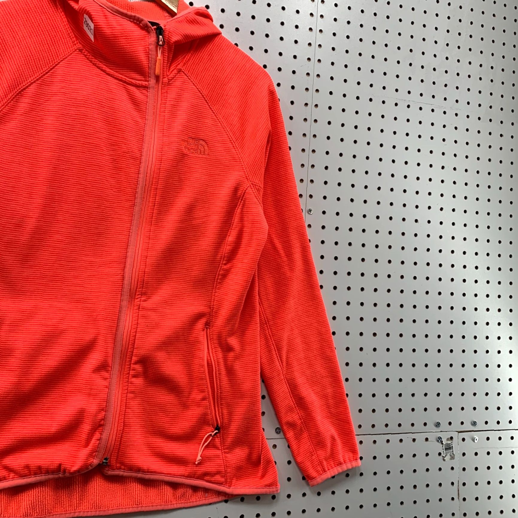 The North Face VINTAGE The North Face Active Hooded Jacket Womens Large Pink Orange Full Zip & 20.5x27.5 Size L / US 10 / IT 46 - 4 Thumbnail