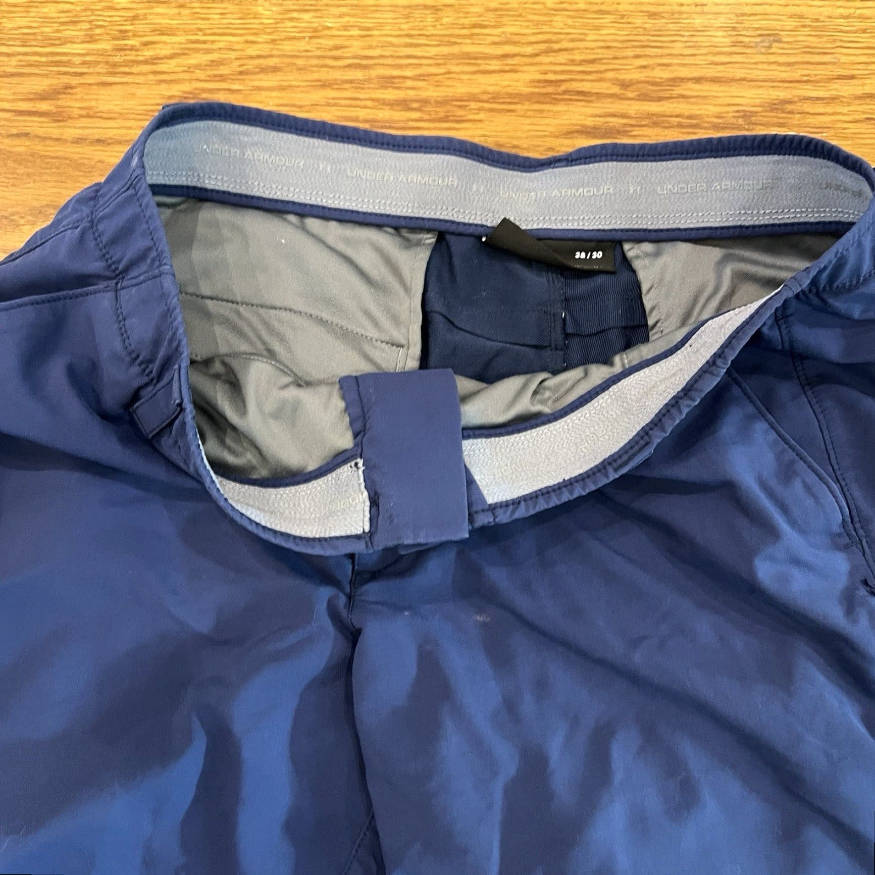 Under Armour Under Armour Drive Golf Pants Navy 38 x 30 Men Regular Pants Solid Stretch Pockets 30 In Inseam Golf Style UA Drive Size US 38 / EU 54 - 3 Thumbnail