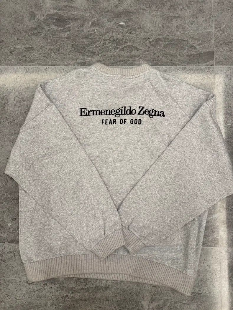 Fear of God Fear of God Co-branded gray loose crew neck sports sweatsh Size US S / EU 44-46 / 1 - 2 Thumbnail
