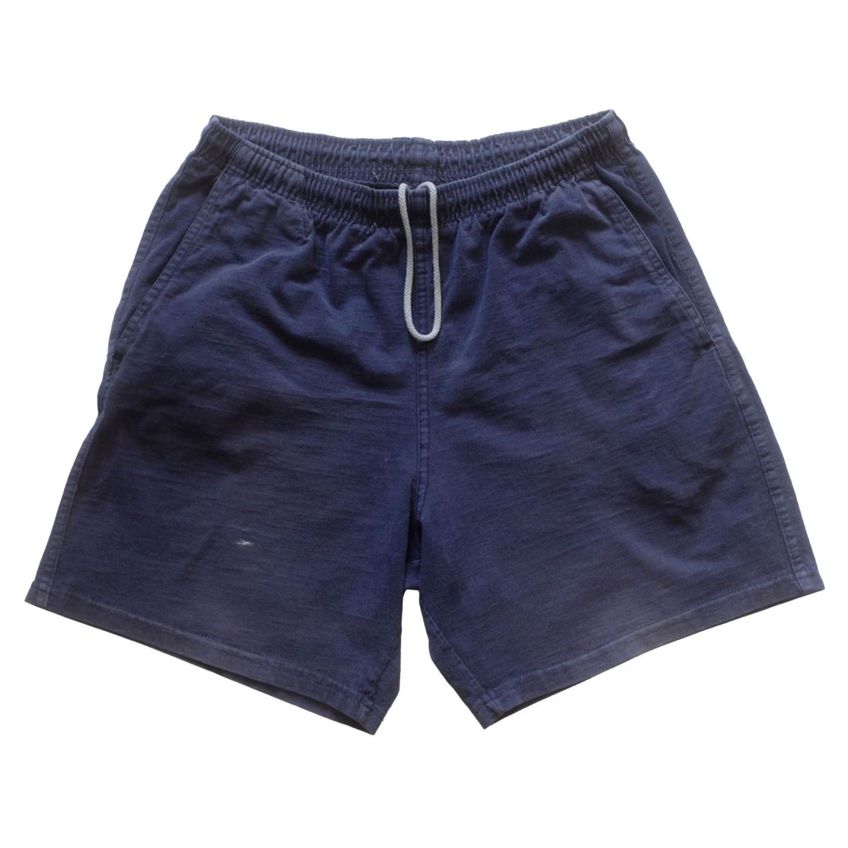 Fruit Of The Loom FRUIT OF THE LOOM VTG Y2K 90s BLANK CLASSIC COTTON ACTIVE BLUE 7" SHORTS SZ S Mens Regular Inseam 7" Size US 29 - 3 Thumbnail