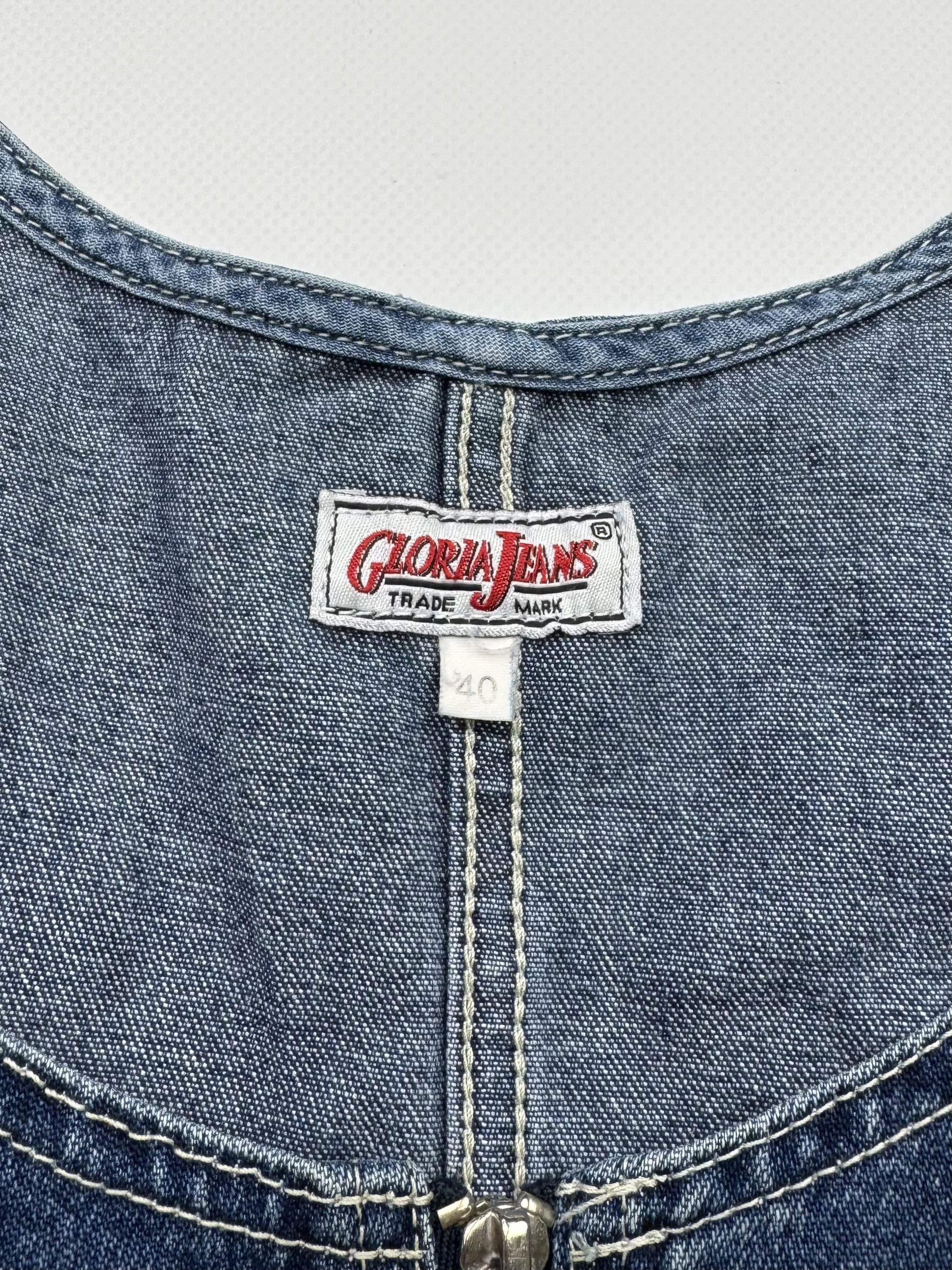 Japanese Brand Vintage Denim Dress B265(V492)E2 Size S / US 4 / IT 40 - 4 Thumbnail
