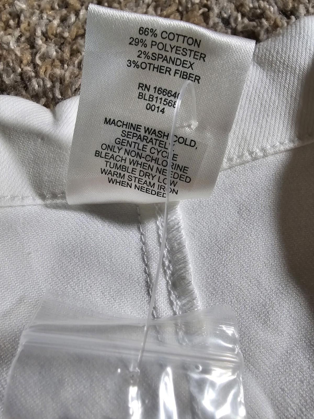 Blair Blair Women's 3 Button Blazer White Size L / US 10 / IT 46 - 4 Thumbnail