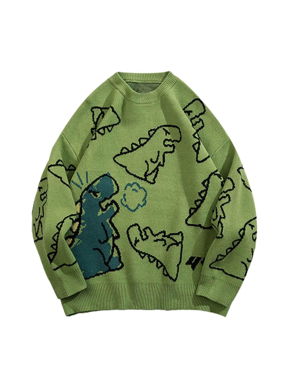 Japanese Brand Cartoon Dinosaur Printed Sweater Size US M / EU 48-50 / 2 - 1 Thumbnail