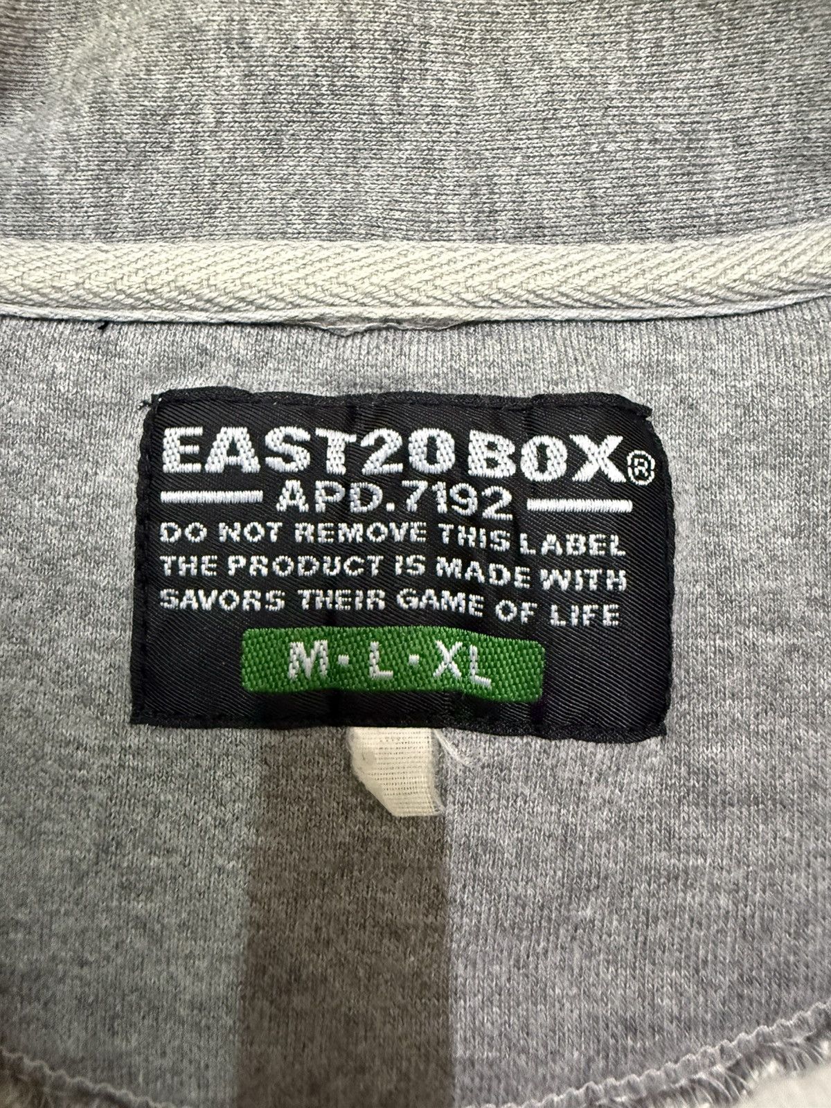 Vintage University of East Twenty Box Half Snap Button Sweater Size US S / EU 44-46 / 1 - 9 Thumbnail