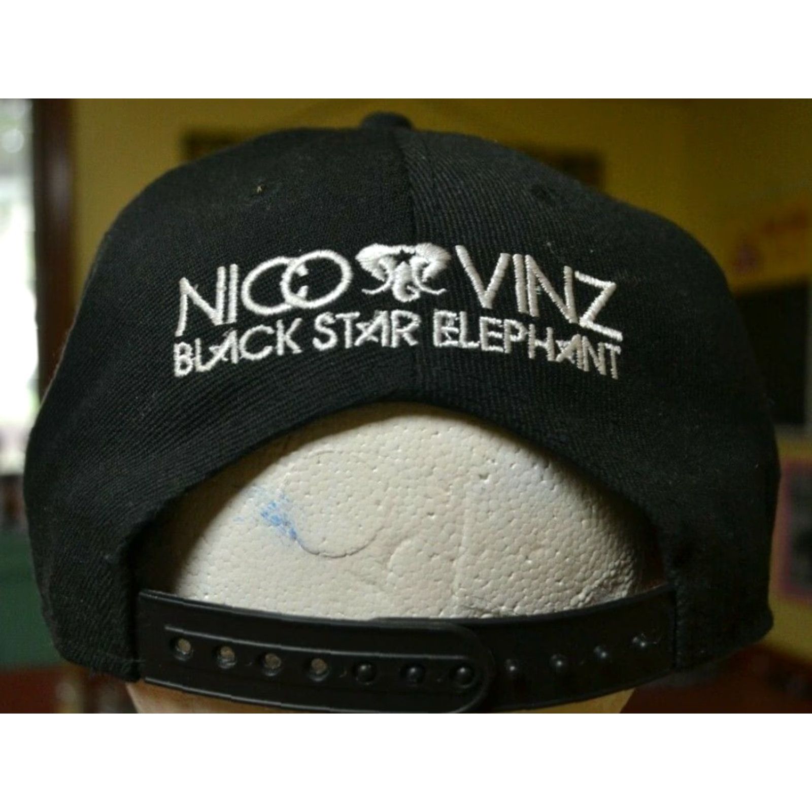 Vintage Nico & Vinz Black Star Elephant Snapback Hat Cap Nice Oslo Norway R&B Hip Hop Size ONE SIZE - 3 Thumbnail