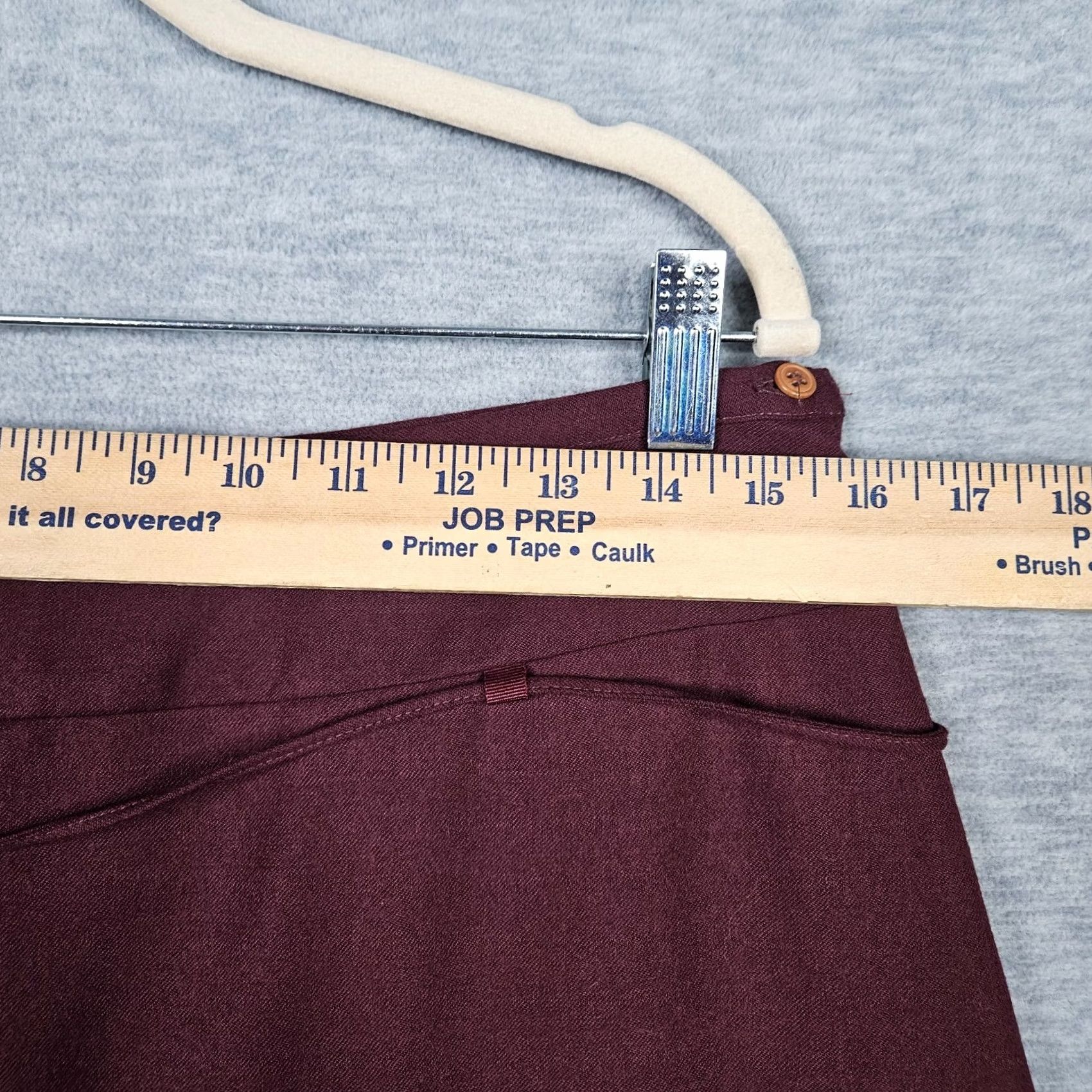 United Colors Of Benetton UNITED COLORS OF BENETTON Women Mini Wool Skirt Size 46 Red Colorful Solid Short 90s? No Size 32" / US 10 / IT 46 - 3 Thumbnail