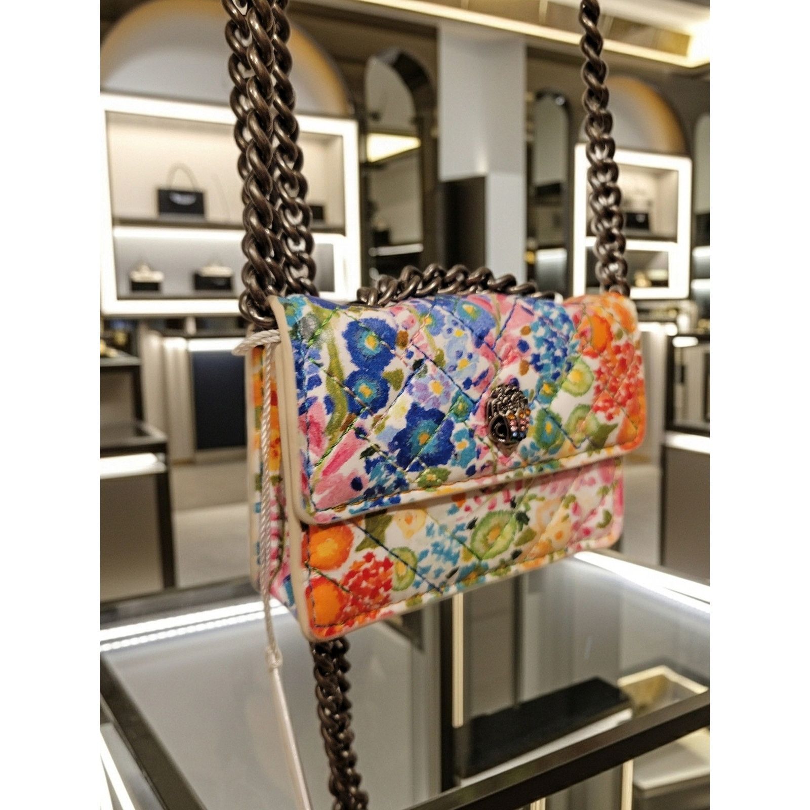Kurt Geiger KURT GEIGER Mini Kensington Quilted Leather Crossbody NWT Size ONE SIZE - 4 Thumbnail