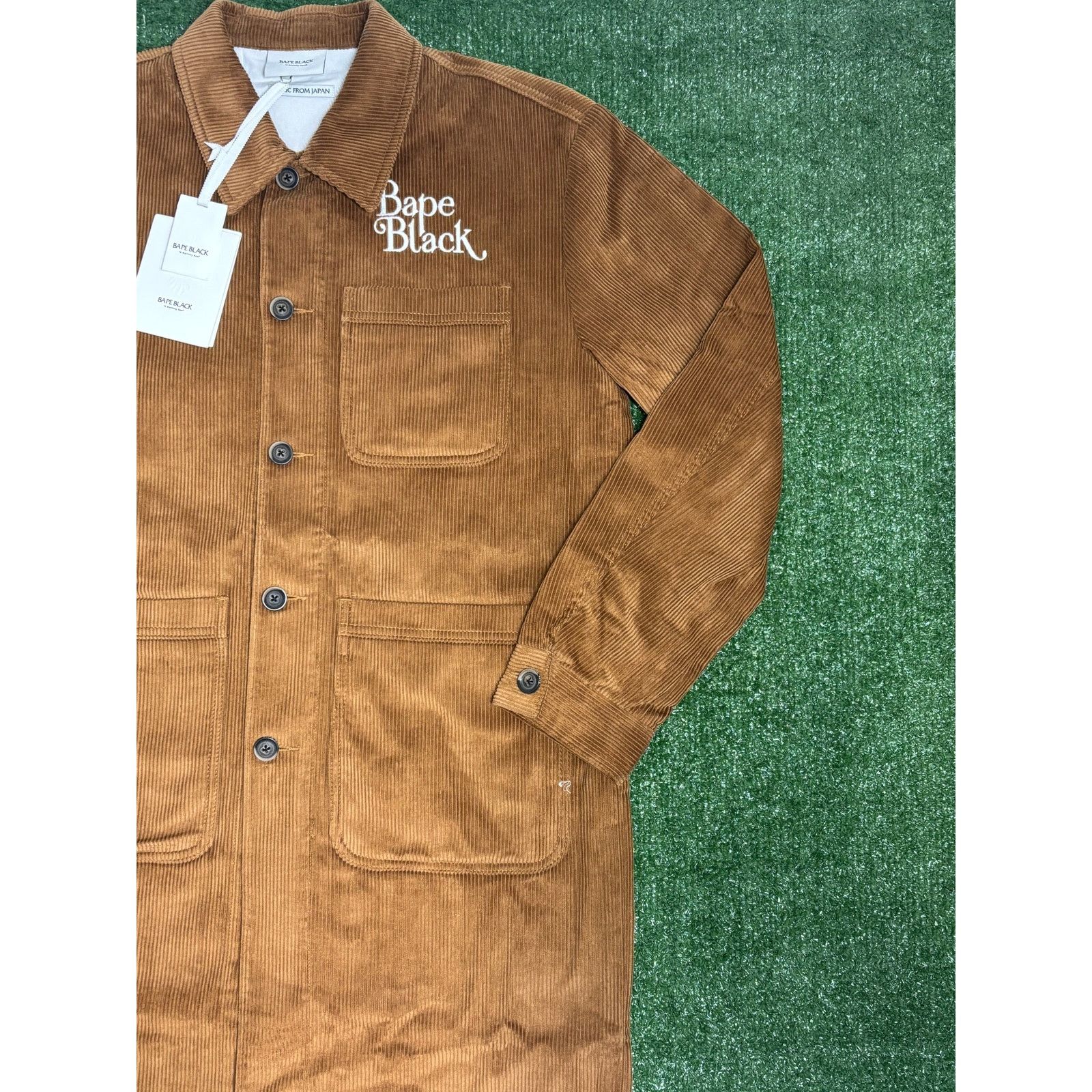 Bape BAPE Black Japan Corduroy Brown Down Work Jacket Size Large Size US L / EU 52-54 / 3 - 7 Thumbnail