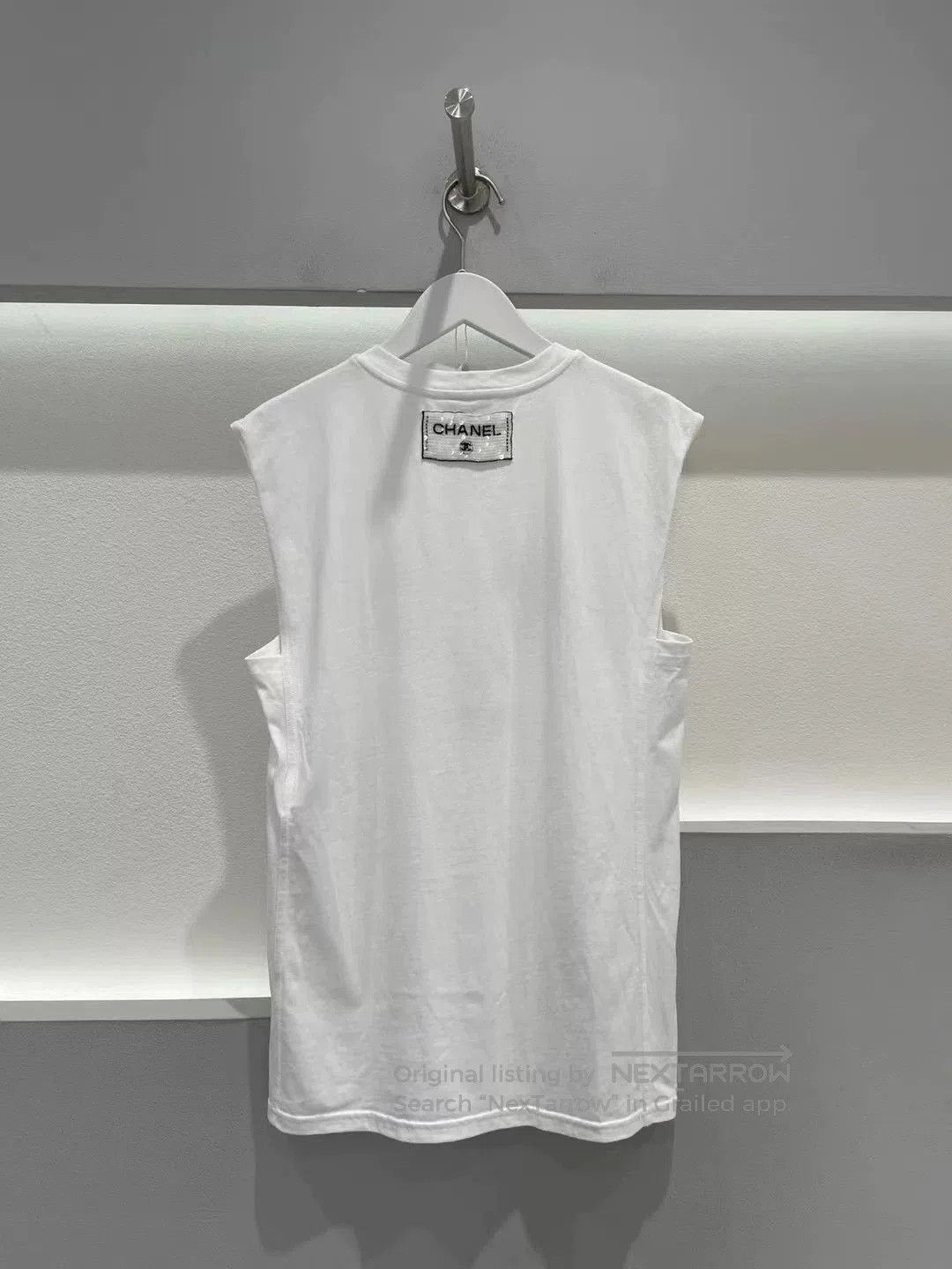 Chanel Chanel Portrait Print Sleeveless Top. Size US XS / EU 42 / 0 - 2 Thumbnail