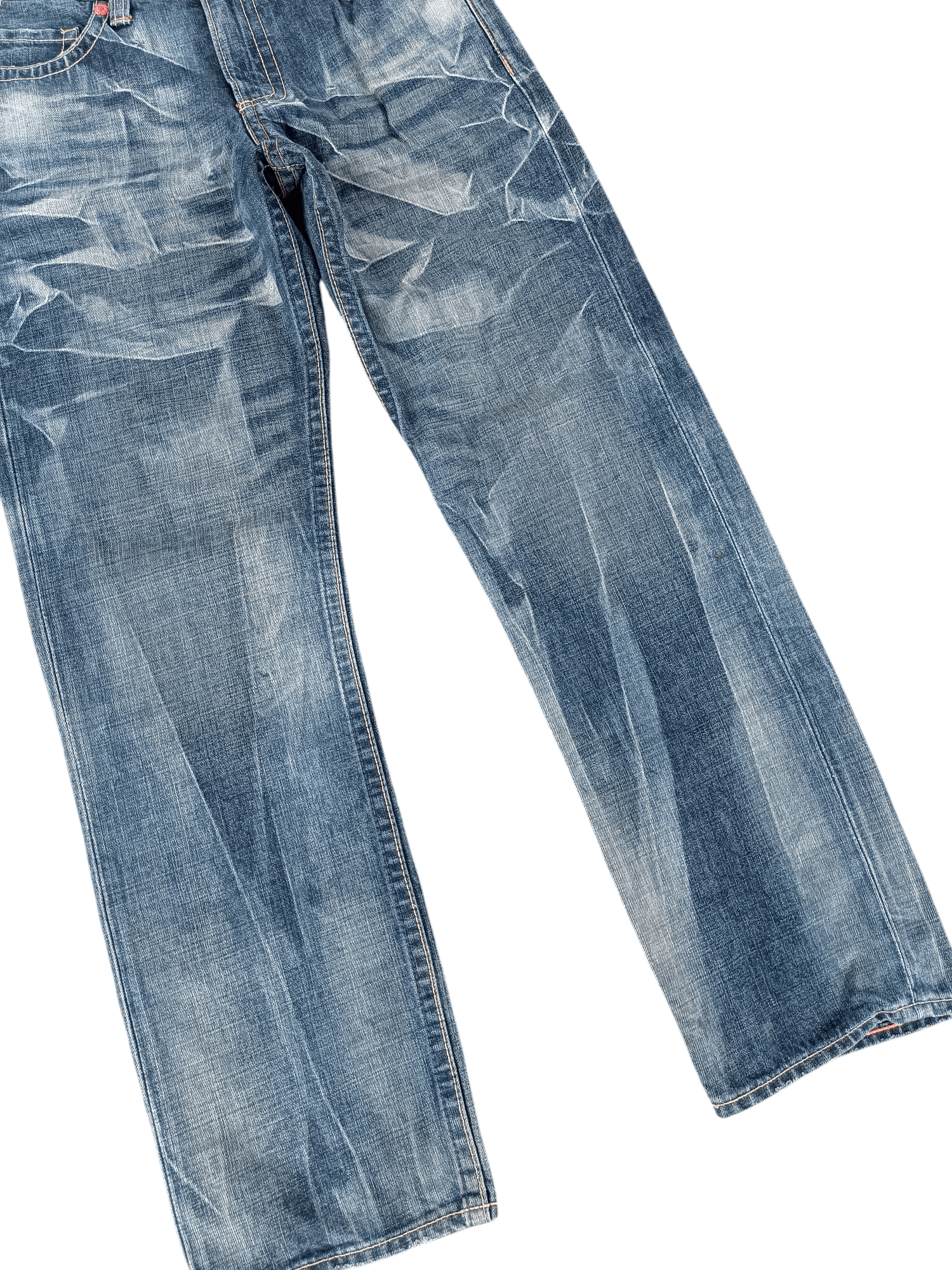 Japanese Brand Steals‼️Vintage Co&Lu 56 Big Logo Japanese Denim Jeans Size US 30 / EU 46 - 14 Thumbnail