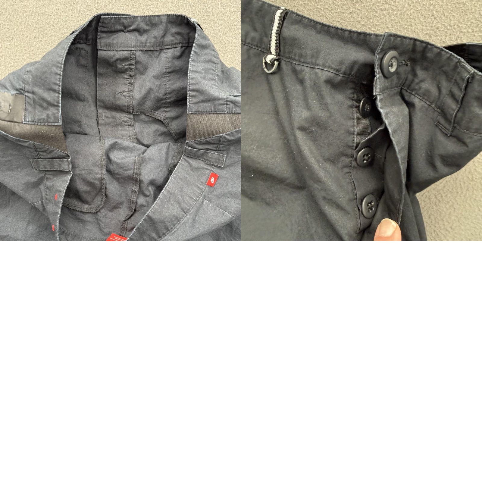 Nike Nike Shorts Mens 34 Black Chino Cotton Outdoor 10 Inseam Casual Pockets Zip Size US 34 / EU 50 - 8 Thumbnail